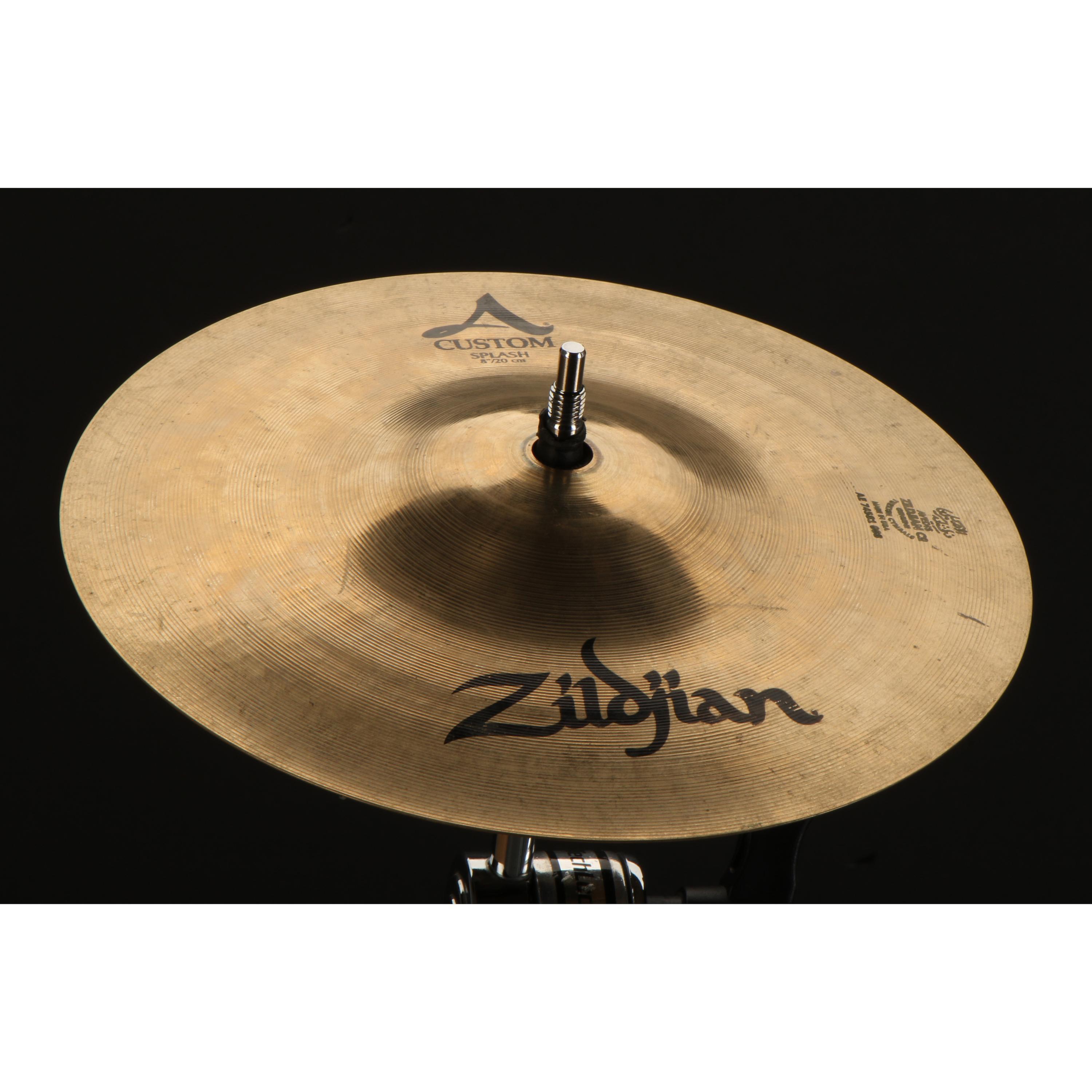 Used Zildjian 8 inch A Custom Splash Cymbal