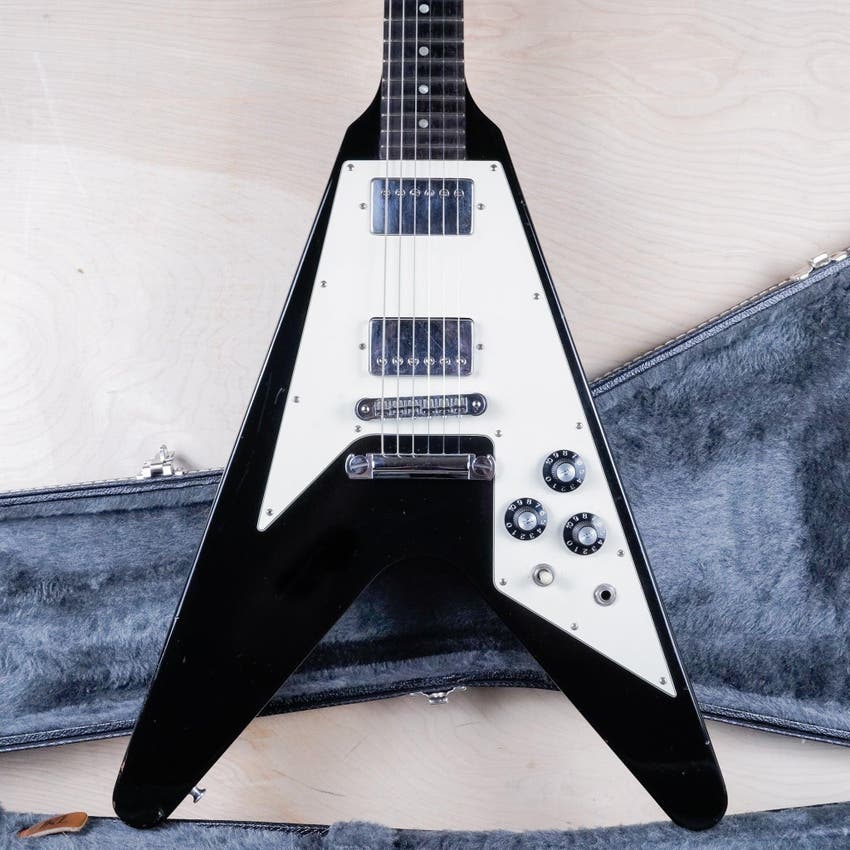 Flying V 2009 Ebony '67 Reissue Style w/ OHSC