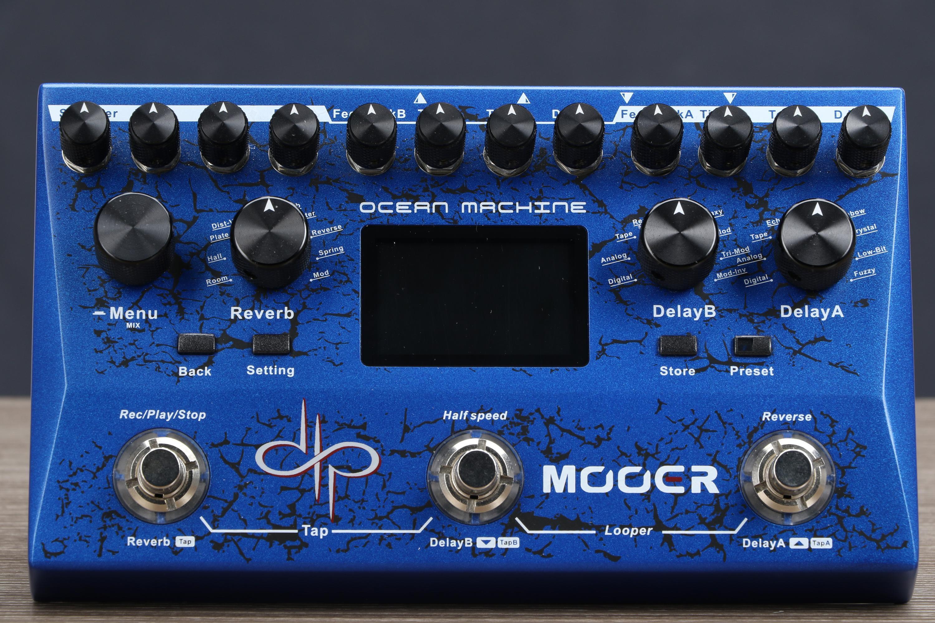 Mooer Used Ocean Machine Electric Guitar Pedal | Sweetwater Gear