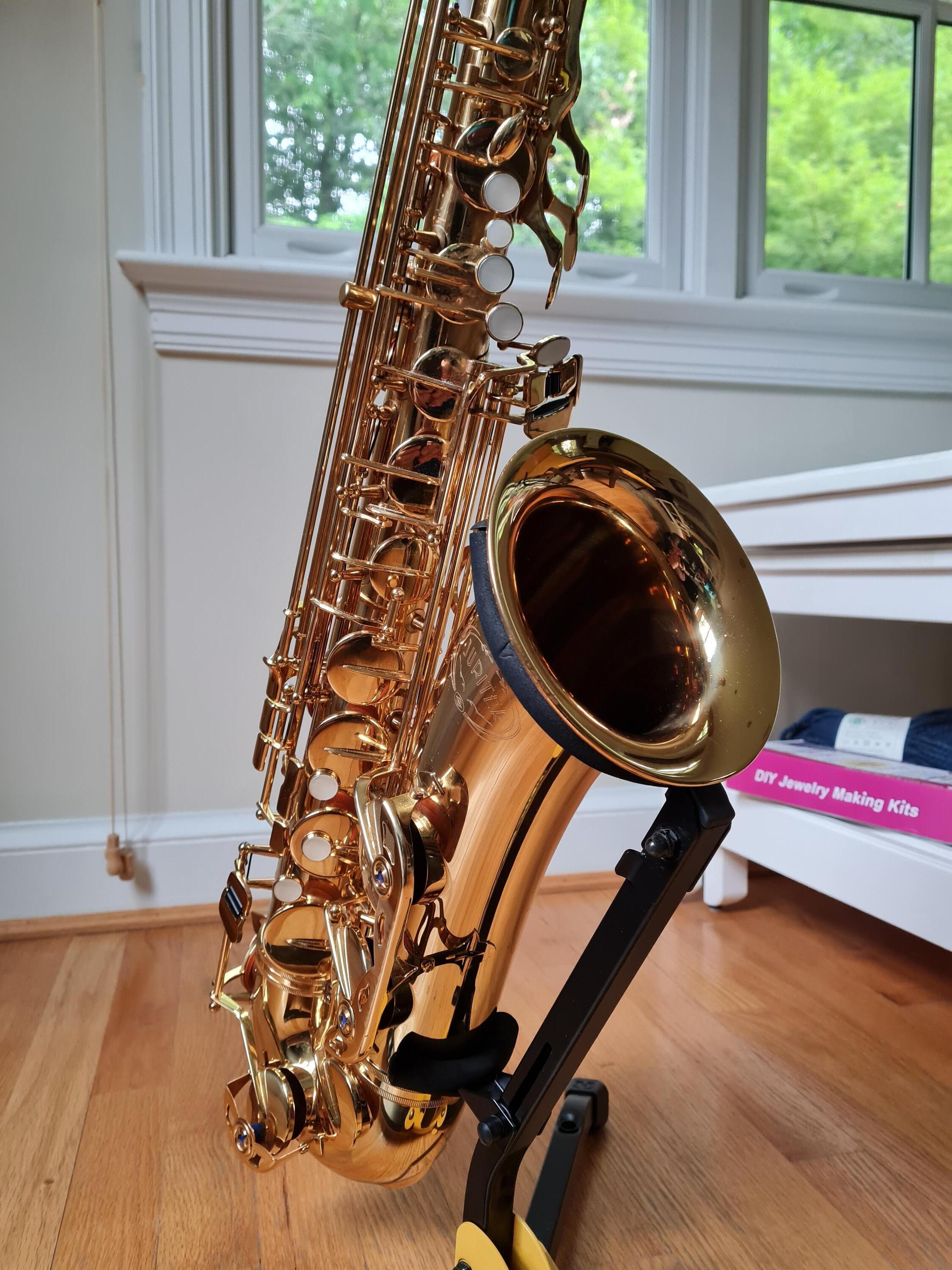 Used Jupiter JTS-789 for Student & Intermediate Tenor Saxophone players -  Gold Lacquer