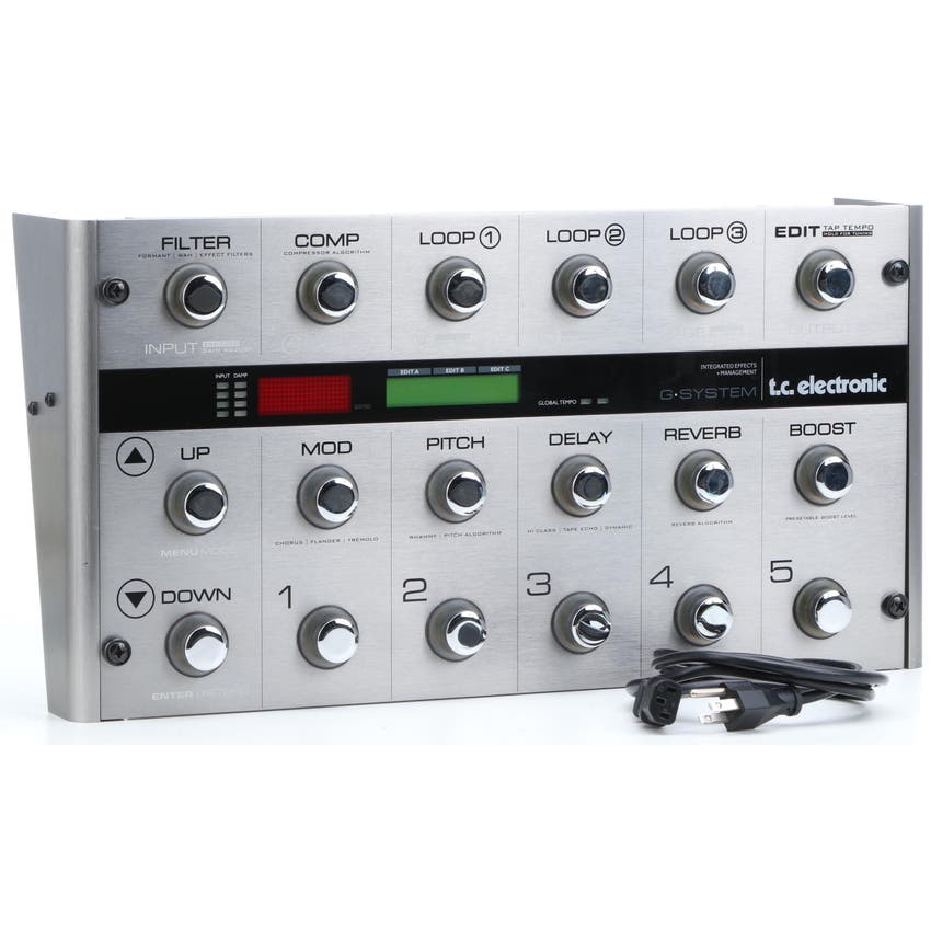 TC Electronic Used GSystem Multieffects Floor Processor Sweetwater