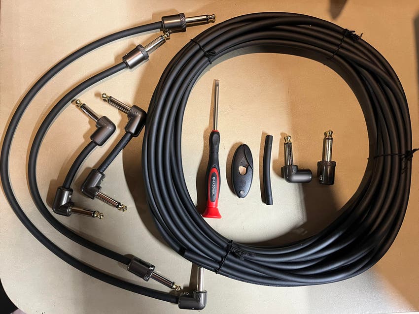 Used D'Addario Solderless Instrument Cable Kit Sweetwater Gear Exchange