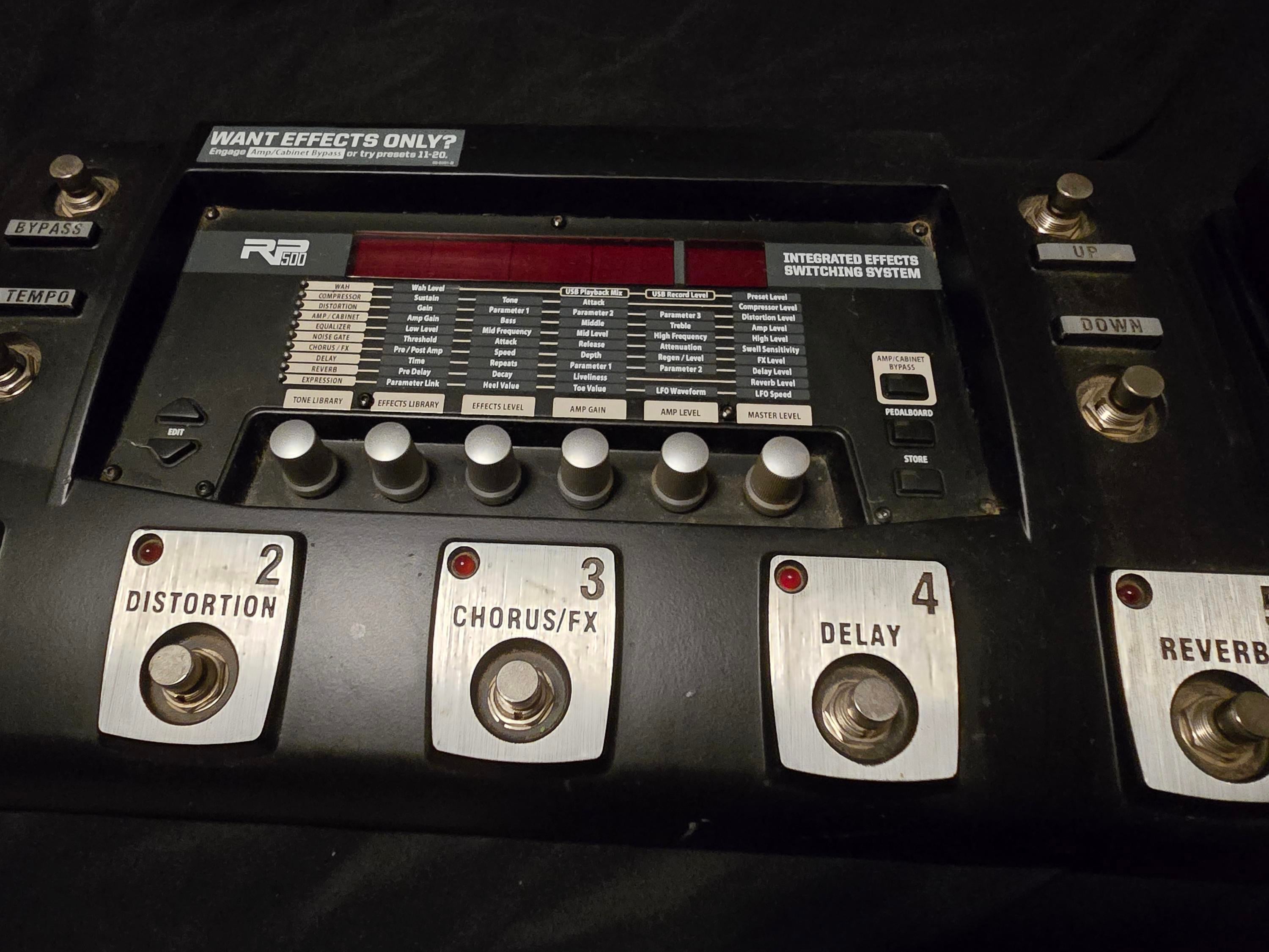 ギター DigiTech RP500 Amazon.com: DigiTech RP500 Integrated-Effects Switching