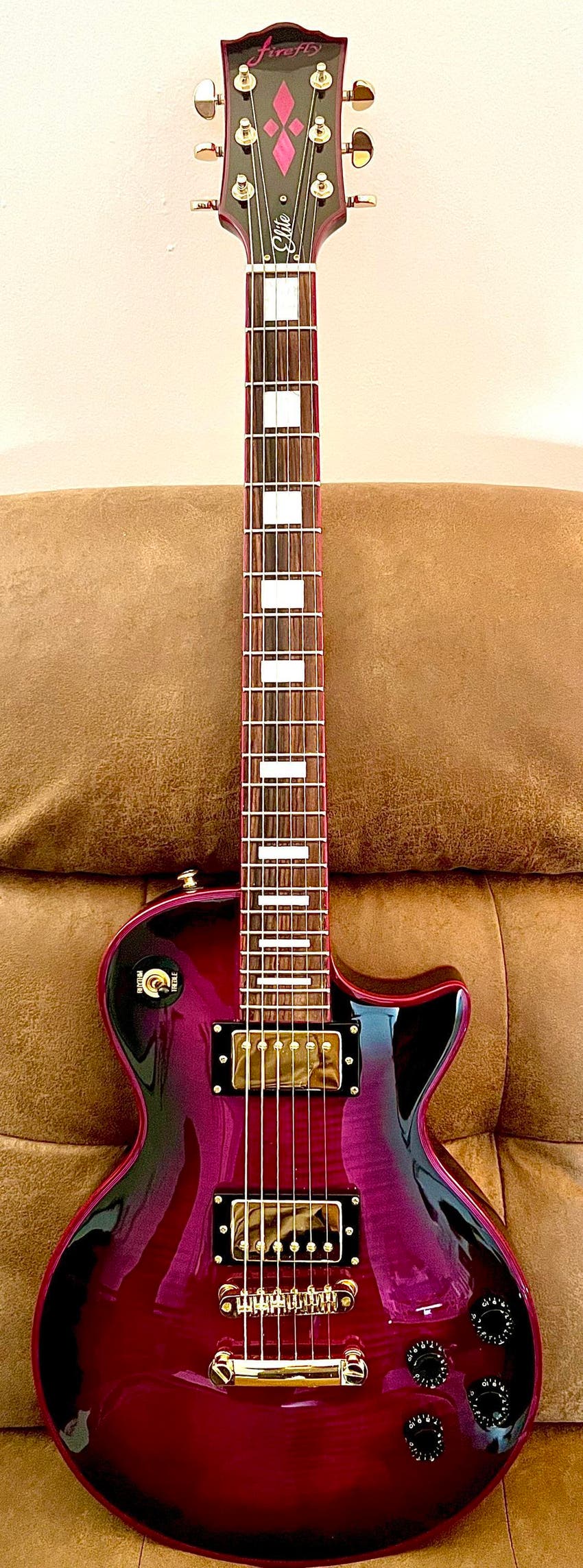 Used Firefly LP style guitar Sweetwater's Gear Exchange