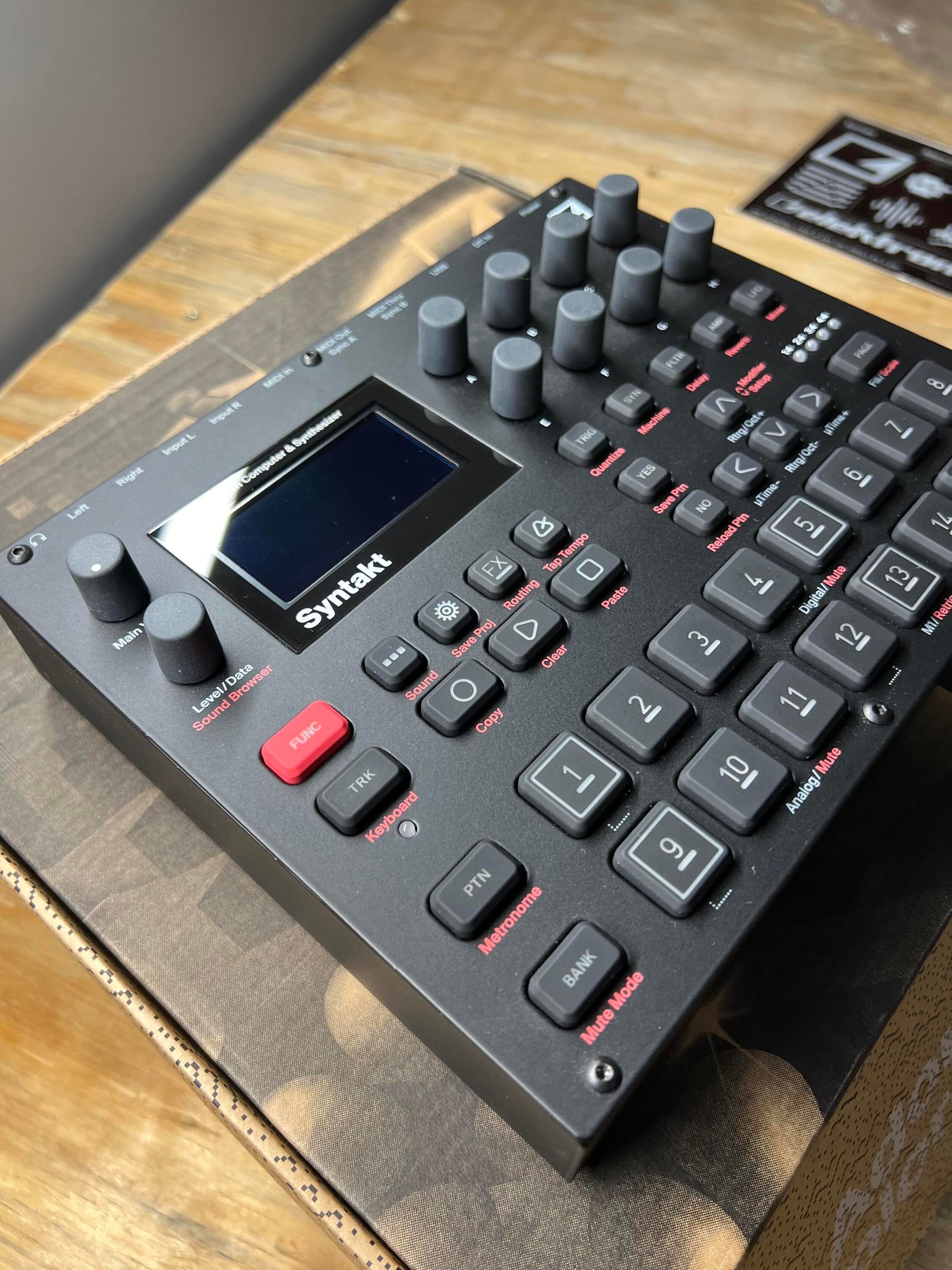 Used Elektron Syntakt 12-voice Drum Computer and Synthesizer