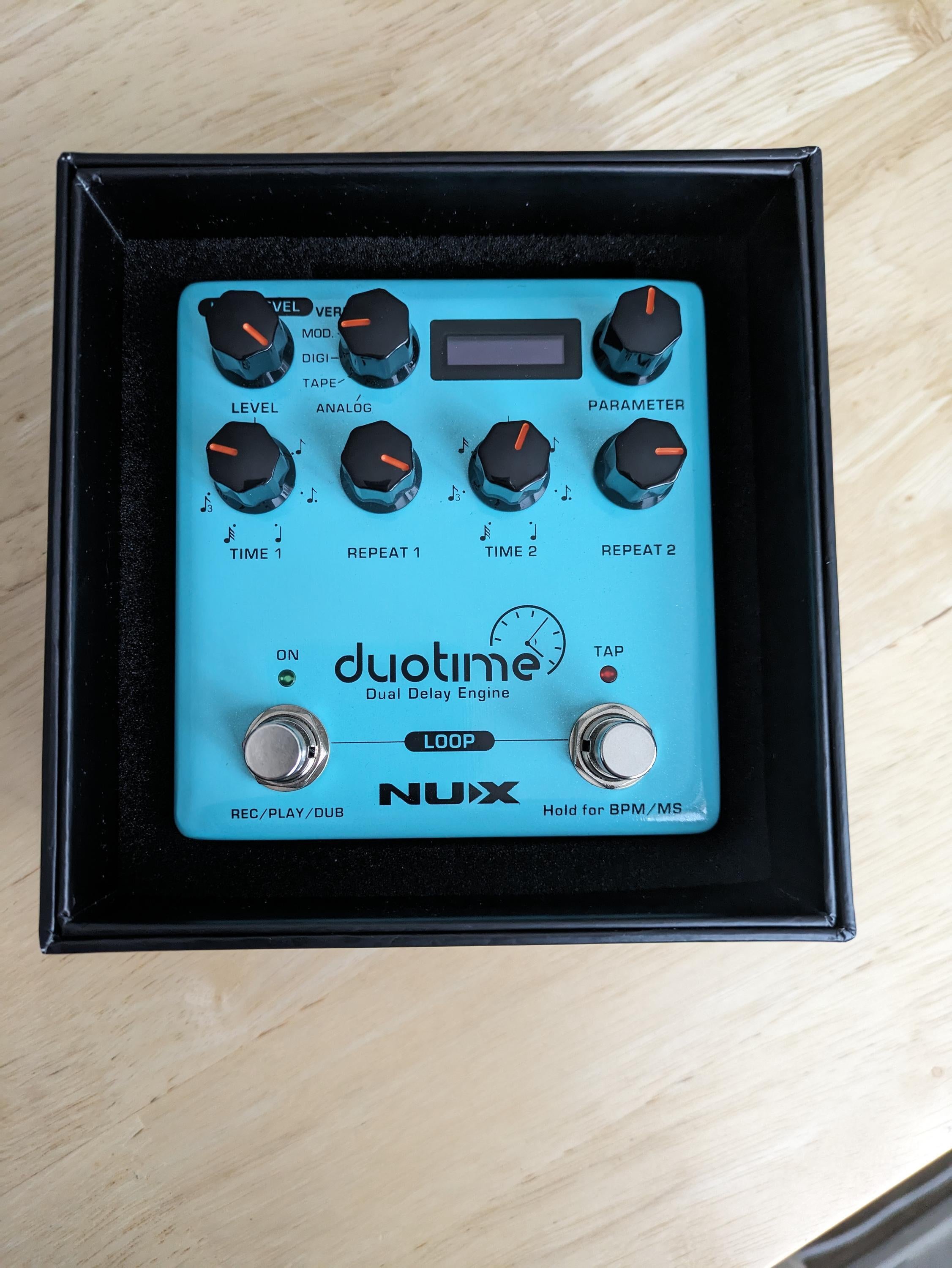 Used NUX Duotime dual delay & looper pedal