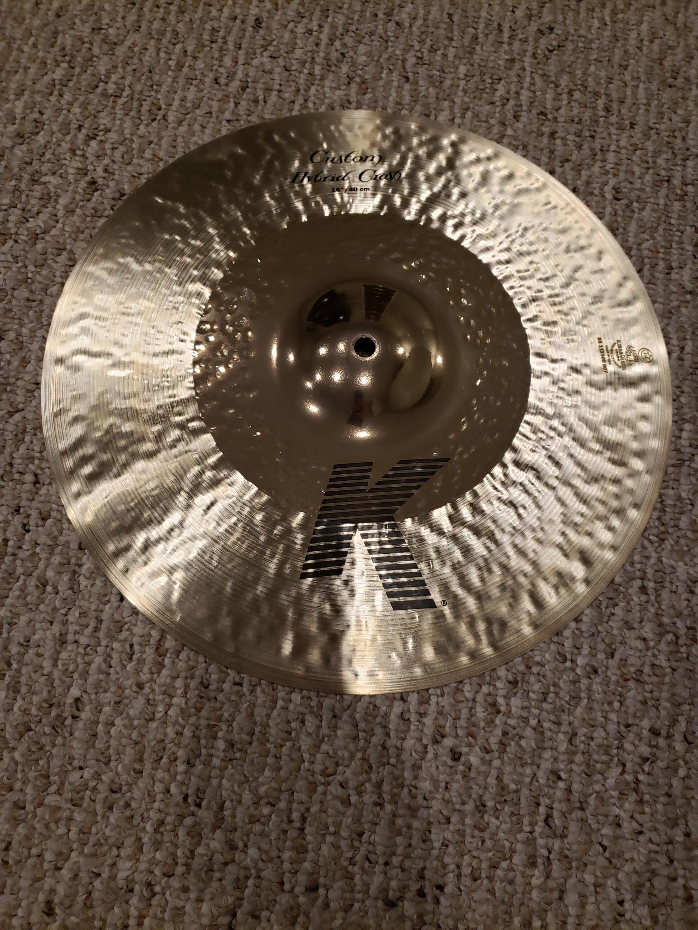 Used Zildjian 16 inch K Custom Hybrid Crash | Gear Exchange