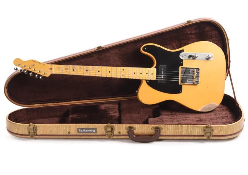 【最終】NASH GUITARS T-52 NP90 Butterscotch Nash Guitars T-52 Butterscotch Blonde , Ash, medium relic