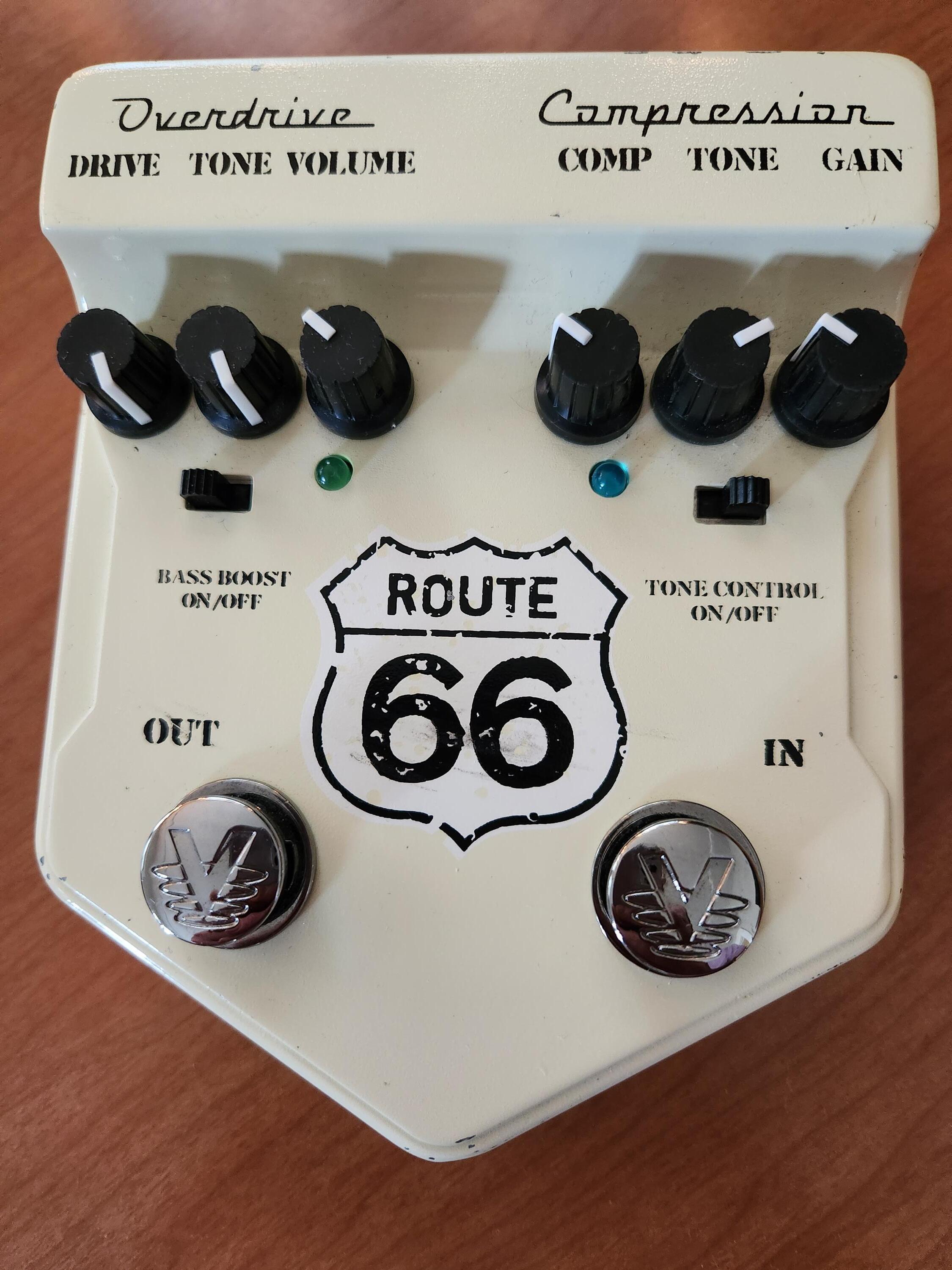 Used Visual Sound Route 66 V2 Compressor/Overdrive 2-in-1