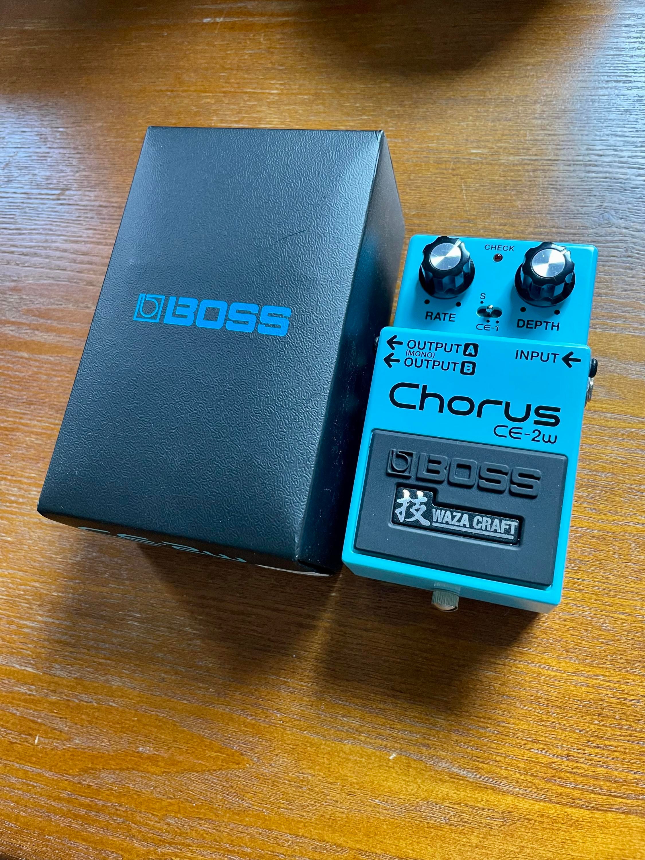 Used Boss CE-2W Waza Craft Chorus Pedal - Sweetwater's Gear Exchange