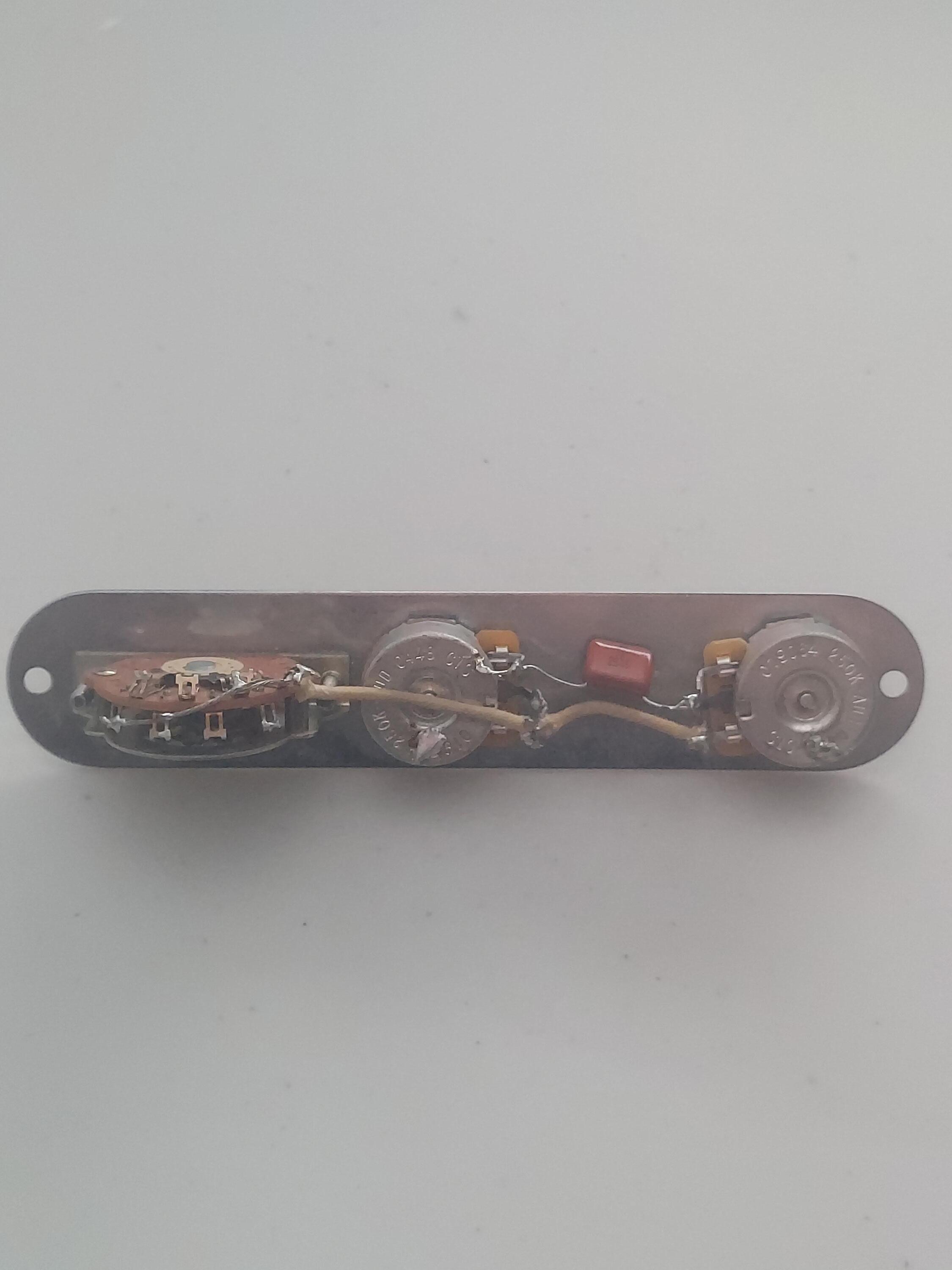 Used Fender 2004 Fender Custom Shop Relic Telecaster Loaded Control Plate (E-171)