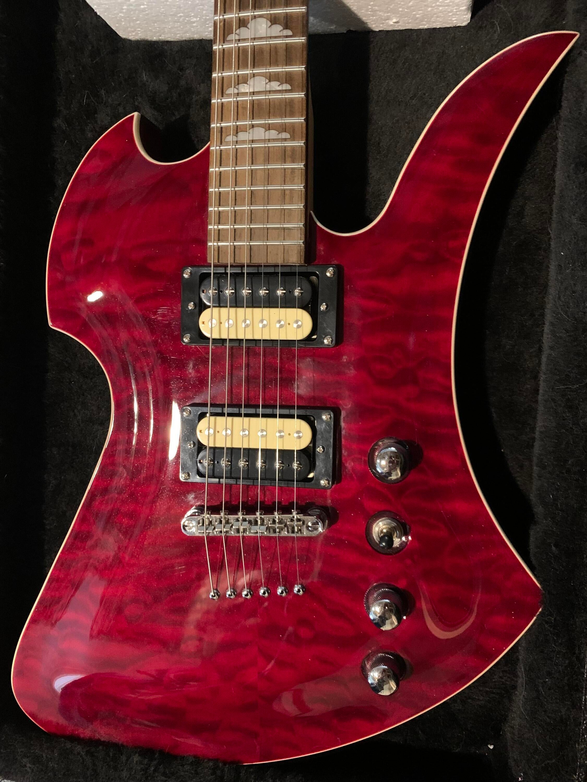 Used BC Rich Mockingbird 'Dragons Blood' color 'Masterpiece' build