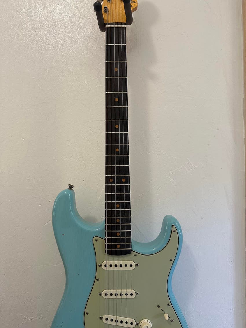 59 Fender Custom Shop LE Stratocaster Daphne Blue Journeyman Relic