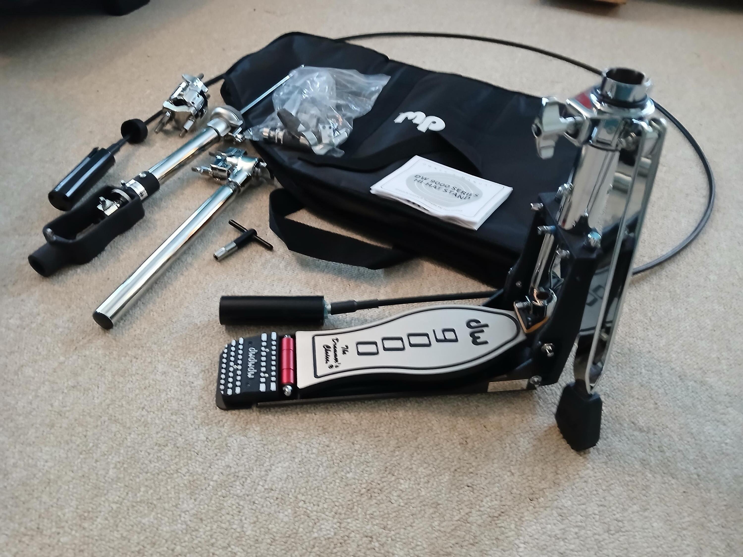 Used DW 9502LB 9000 Series Remote Hi hat Stand