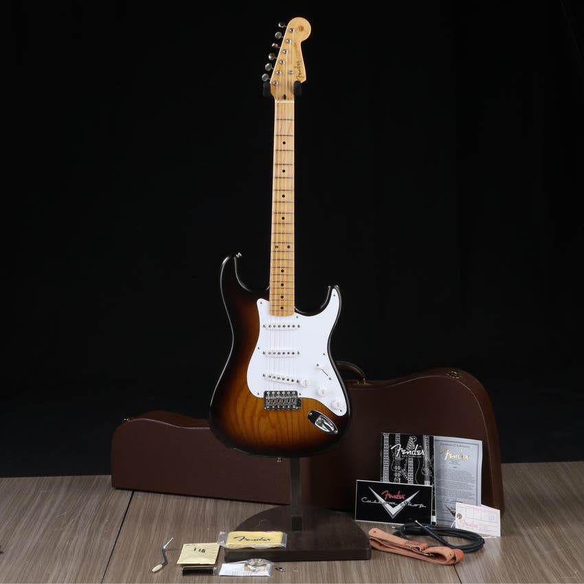 50th Anniversary Custom Shop Stratocaster Electric Solidbody Guitar - Tobacco Burst