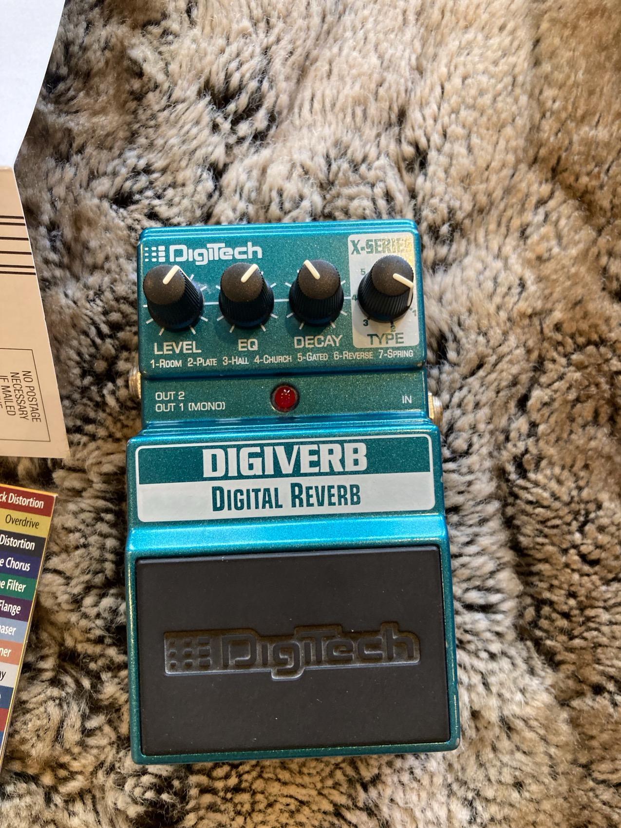 Used Digitech DigiVerb - Reverb in - Sweetwater's Gear Exchange