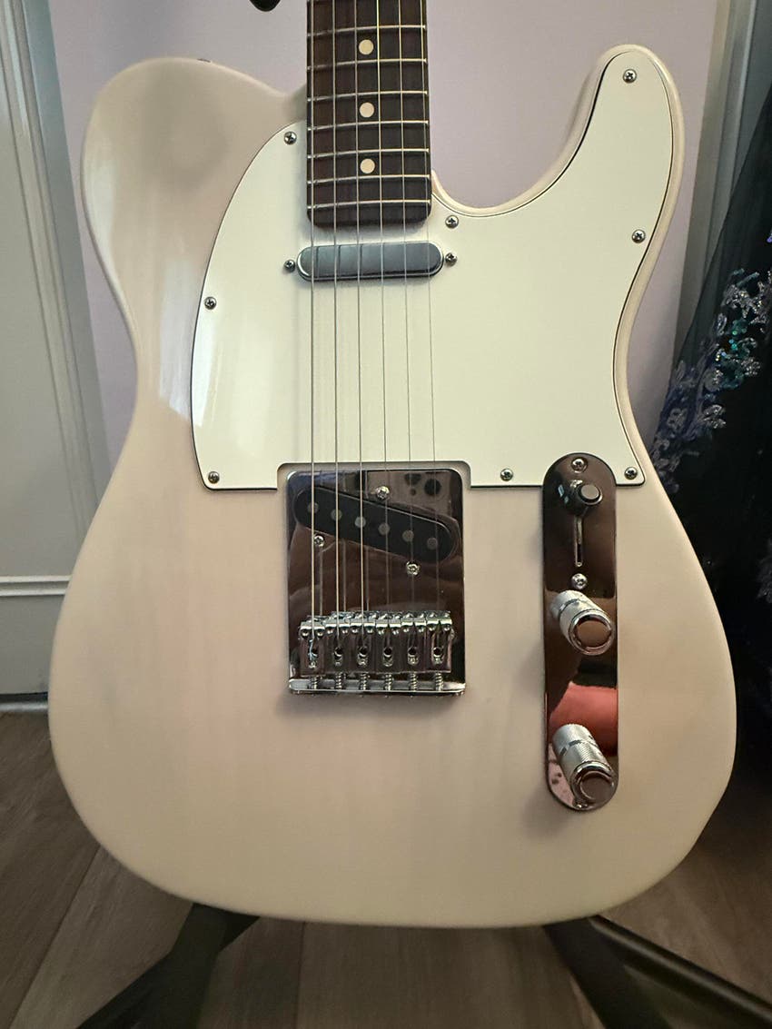 Player II Telecaster Electric Guitar - White Blonde with Rosewood Fingerboard
