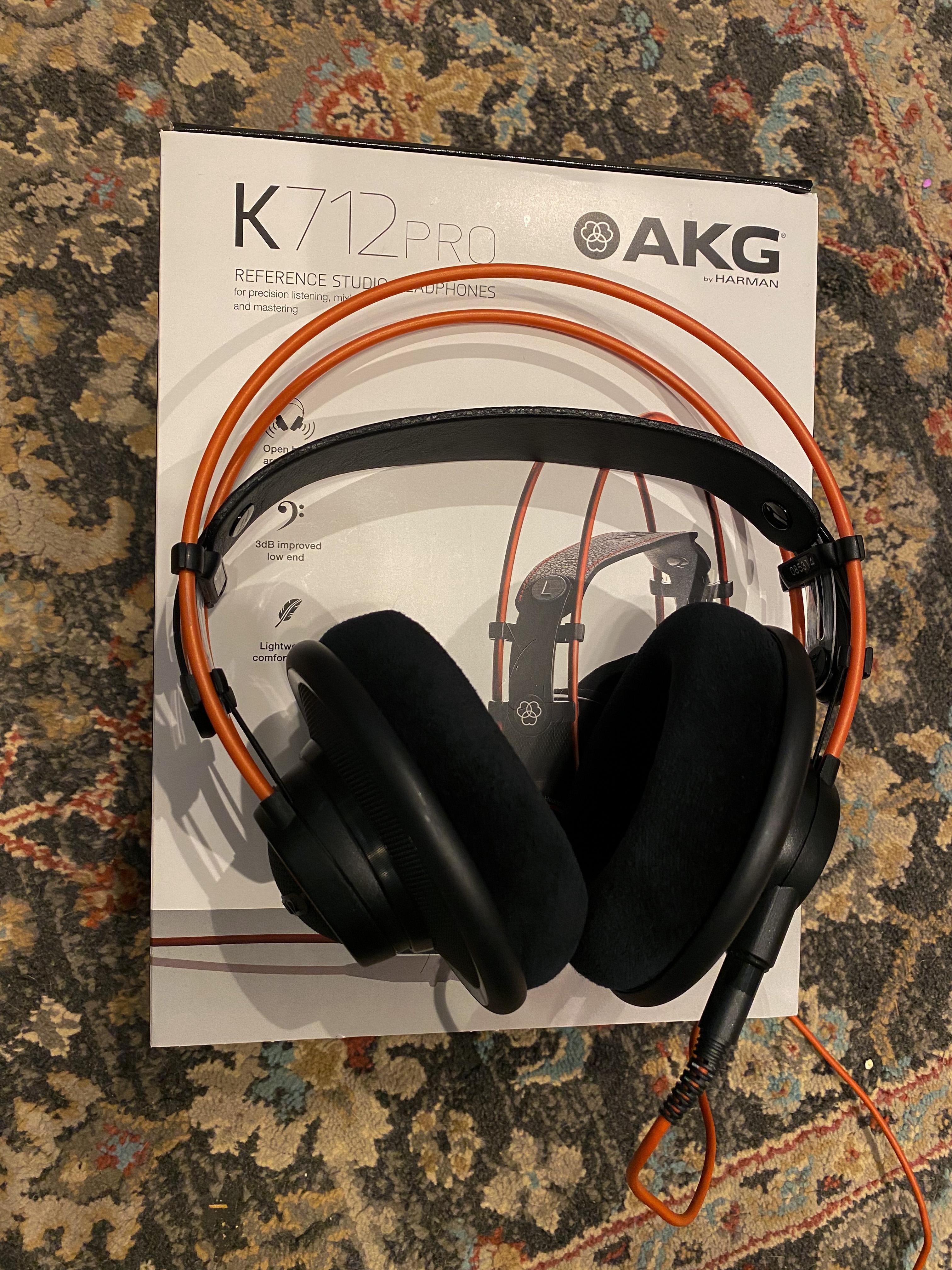 Used AKG K712 Pro Open-back Mastering and Reference Headphones
