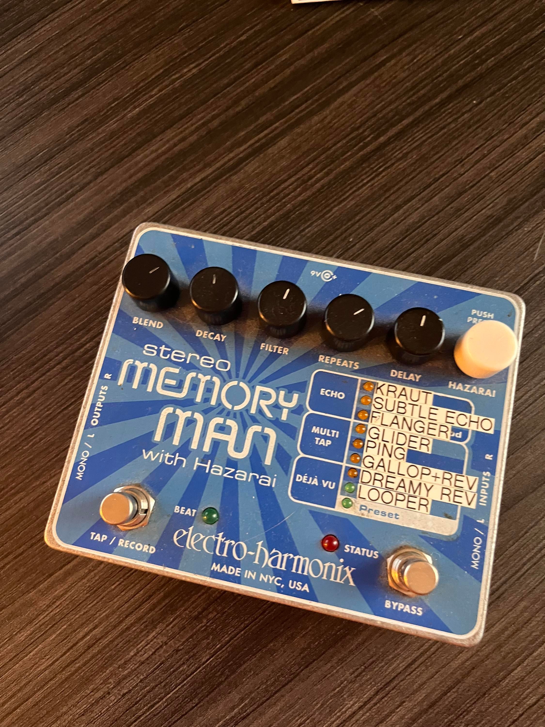 Used Electro-Harmonix Stereo Memory Man with - Sweetwater's Gear