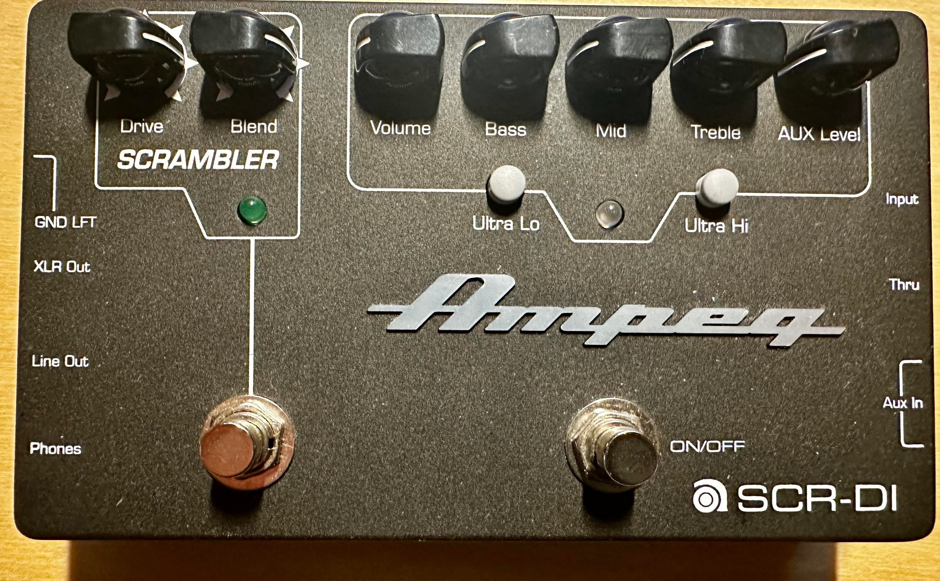 Used Ampeg SCR-DI Bass Preamp with Scrambler - Sweetwater's Gear