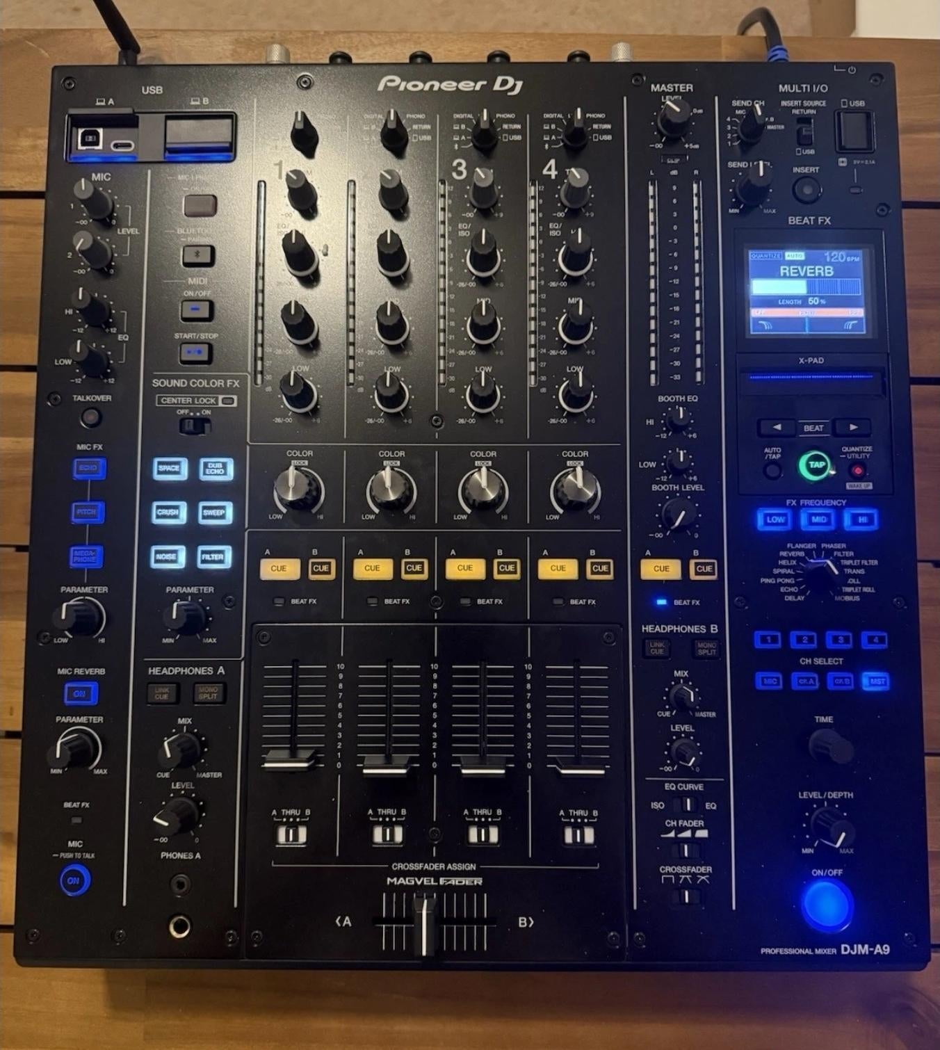 Used DJM-A9 4-channel DJ Mixer