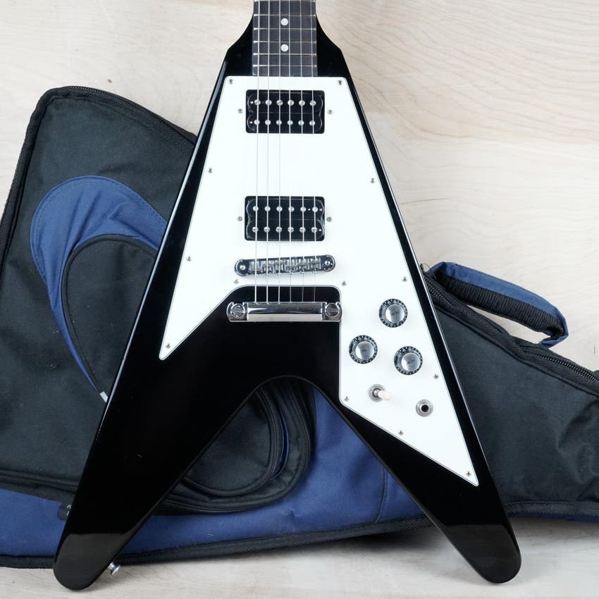 Flying V Factor X 2005 Ebony '67 Reissue w/ Bag