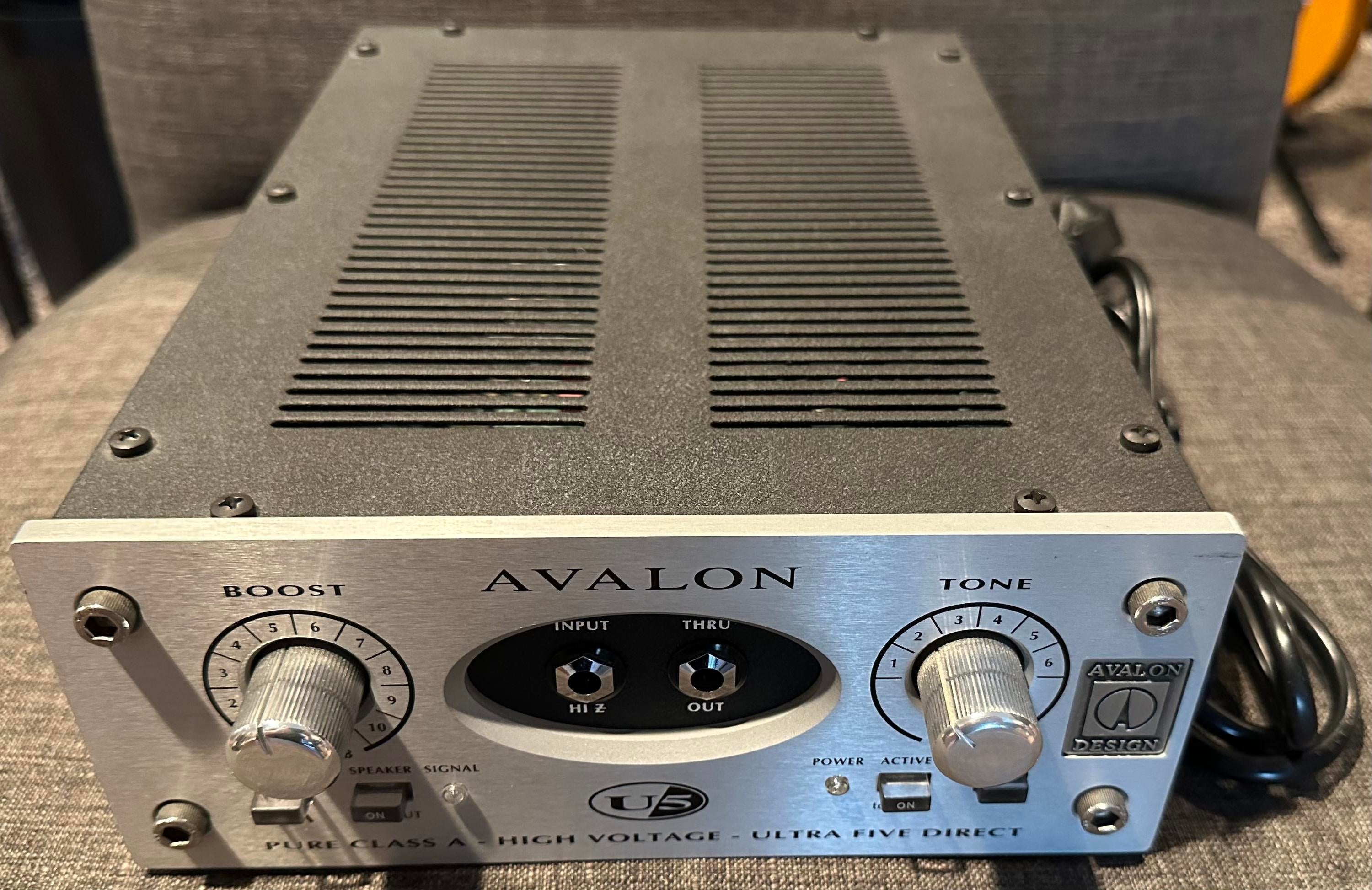 Used Avalon U5 Class A Active Instrument DI and Preamp - FREE Shipping!