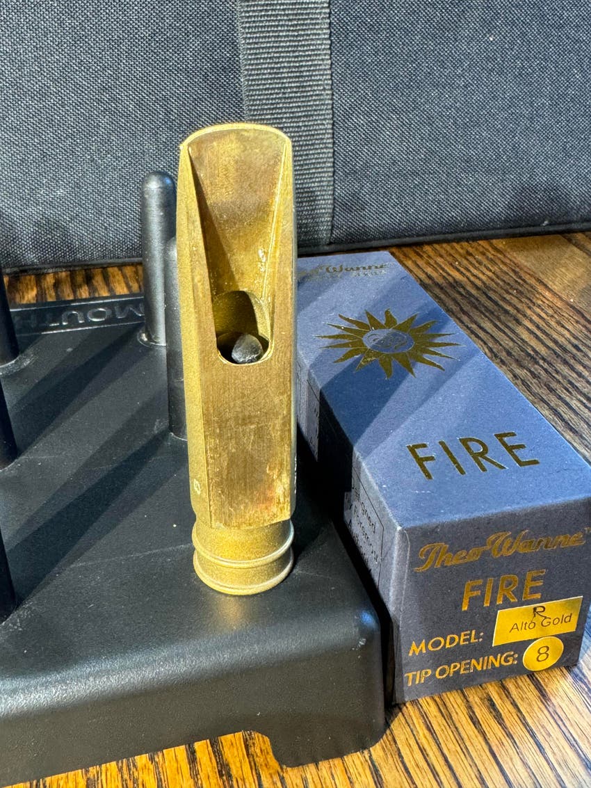 Used Theo Wanne Fire Alto Sax Mouthpiece 8 Sweetwater's Gear Exchange