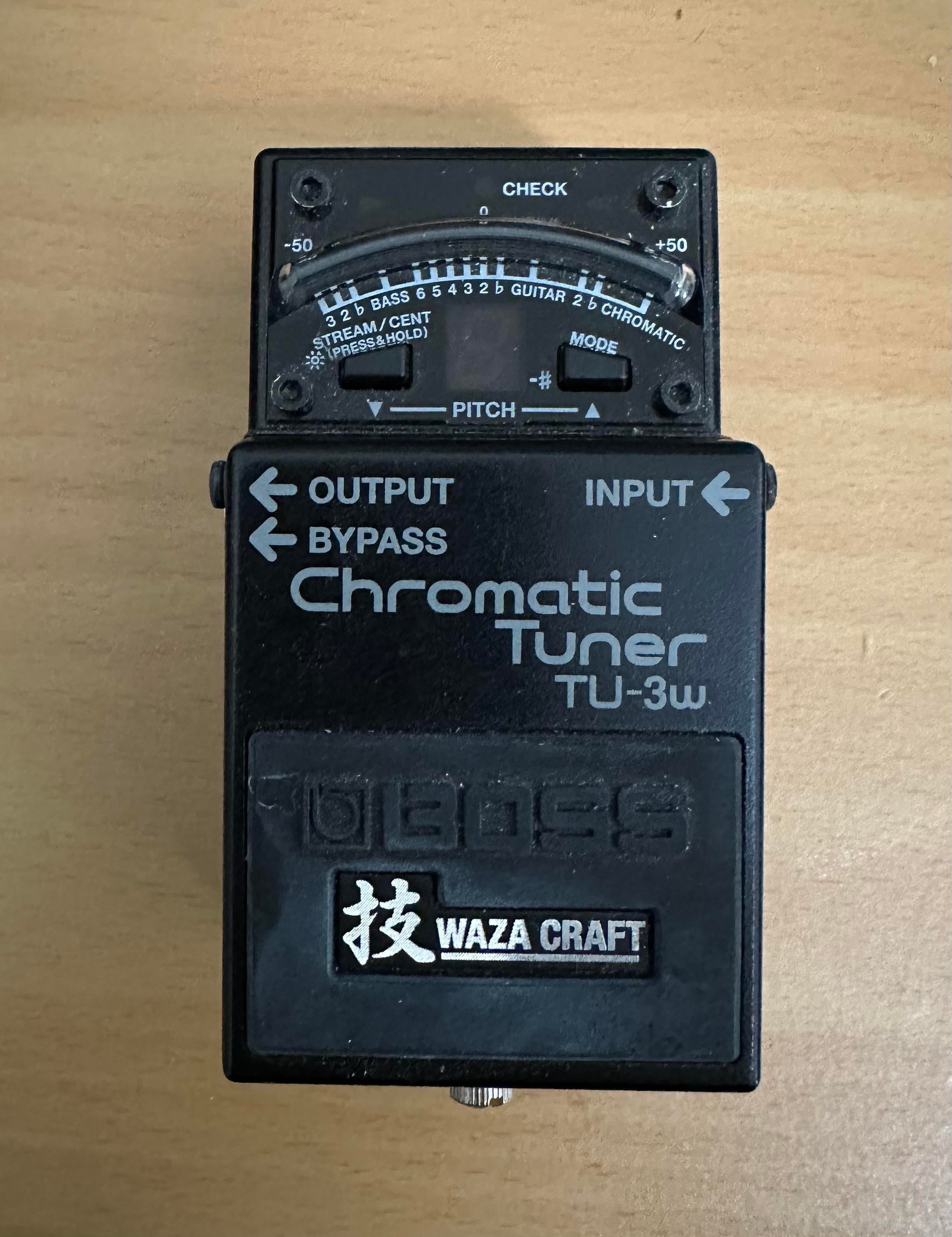 Used Boss TU-3W Waza Craft Chromatic Tuner - Sweetwater's Gear