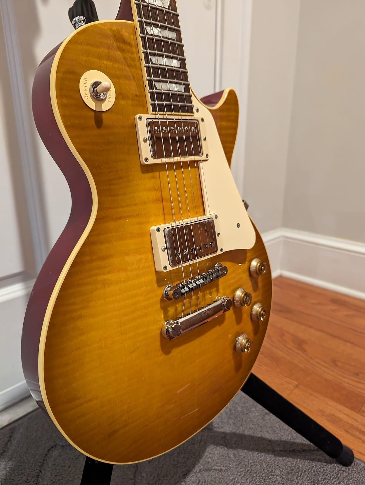 Used Epiphone Elite/Elitist Les Paul Standard Plus 2003 Honey Burst - Made  in Japan - With UPGRADES!