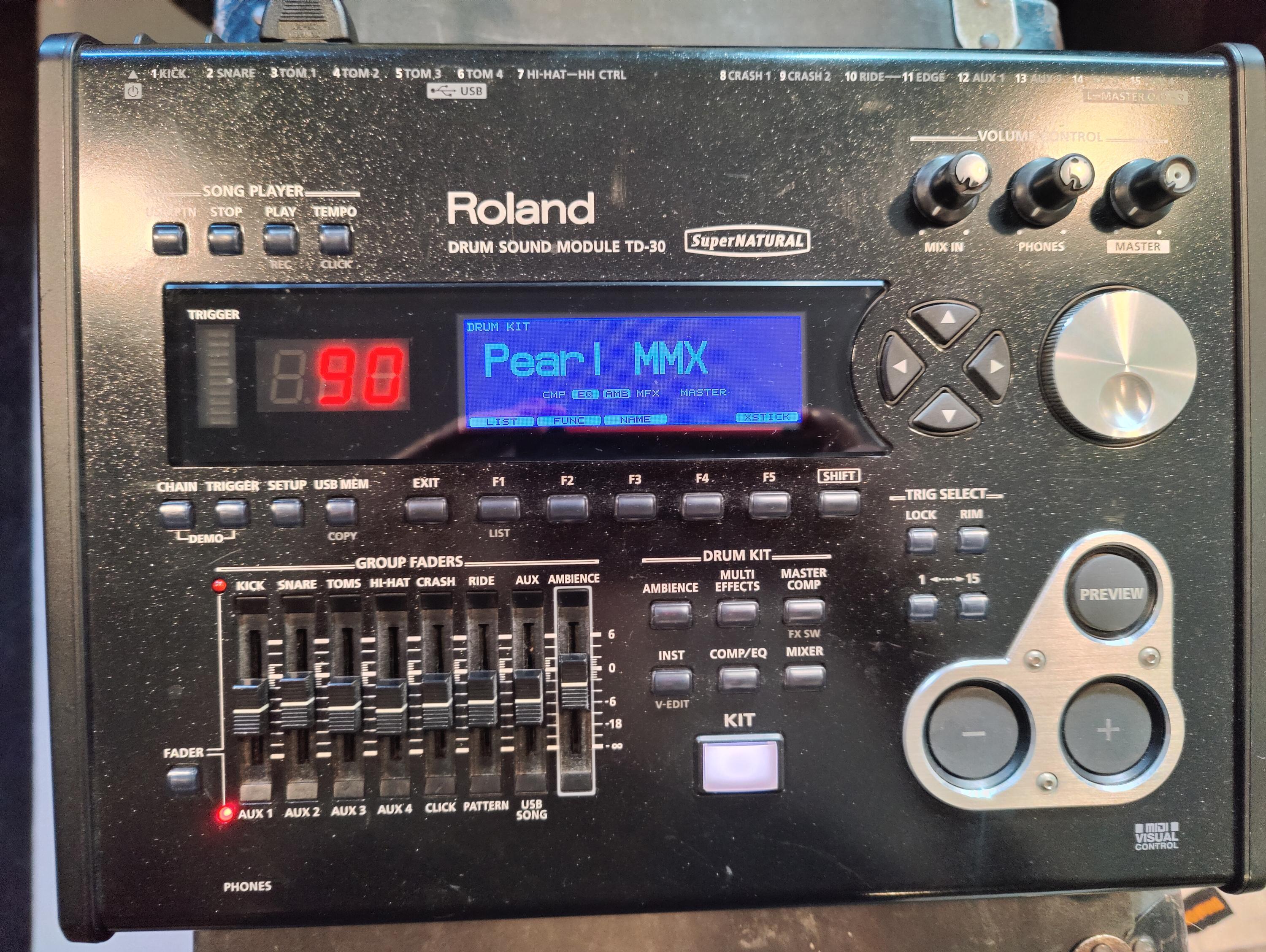 Used Roland TD-30 Drum Sound Module - Sweetwater's Gear Exchange