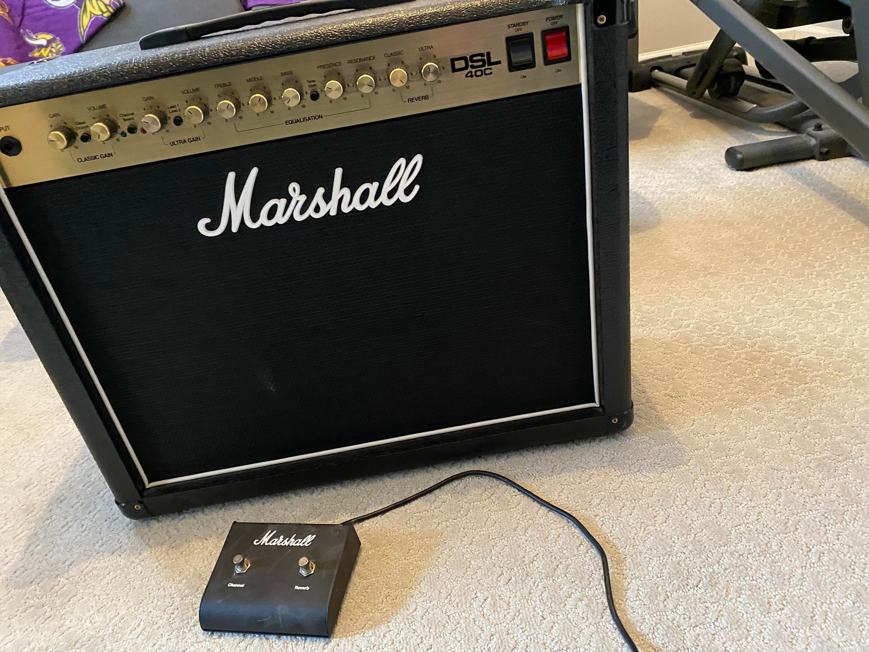 Used Marshall DSL40C 1 x 12-inch 40-watt Tube Combo Amp