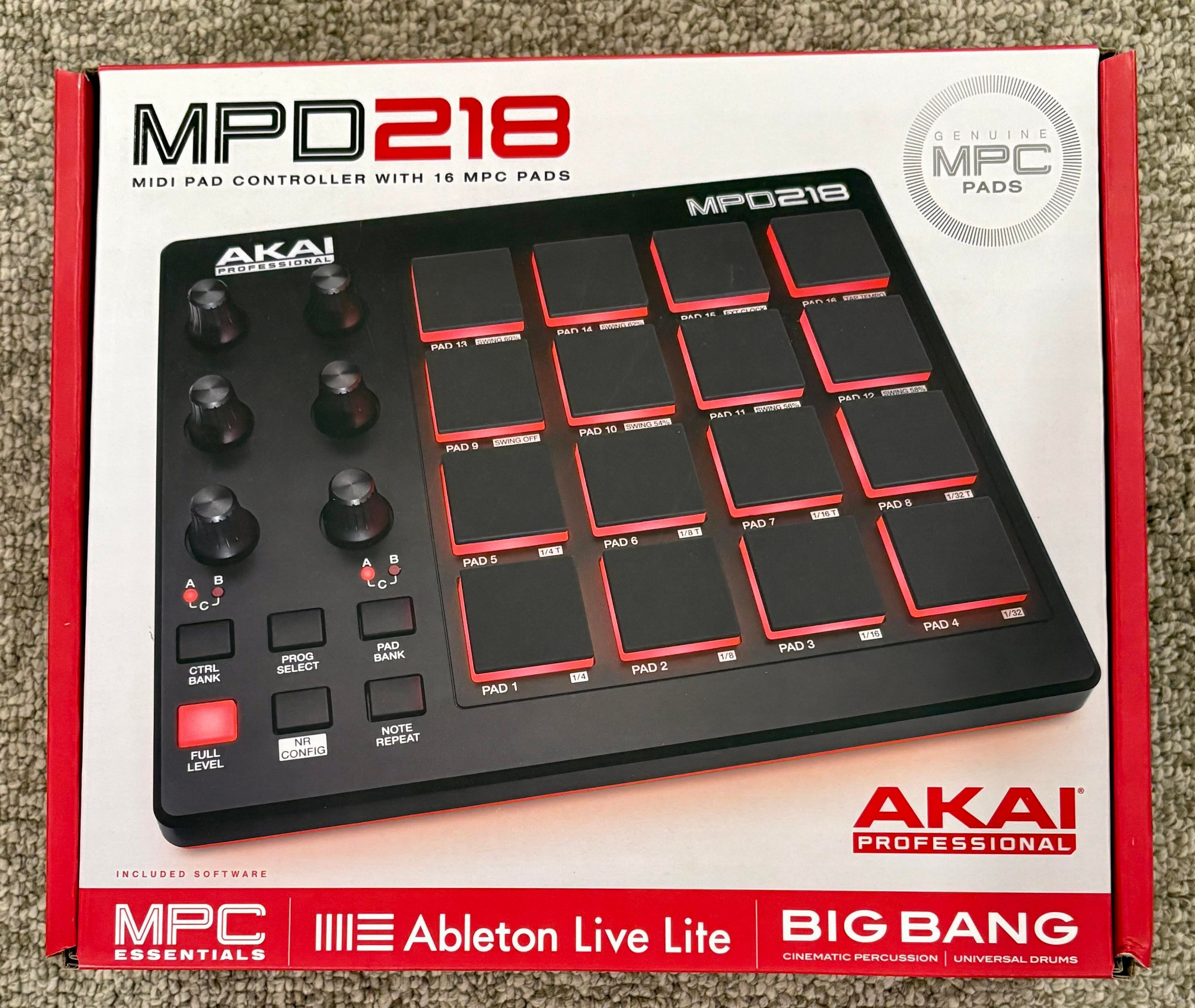 MPD218 MIDI Pad Controller | Akai Pro