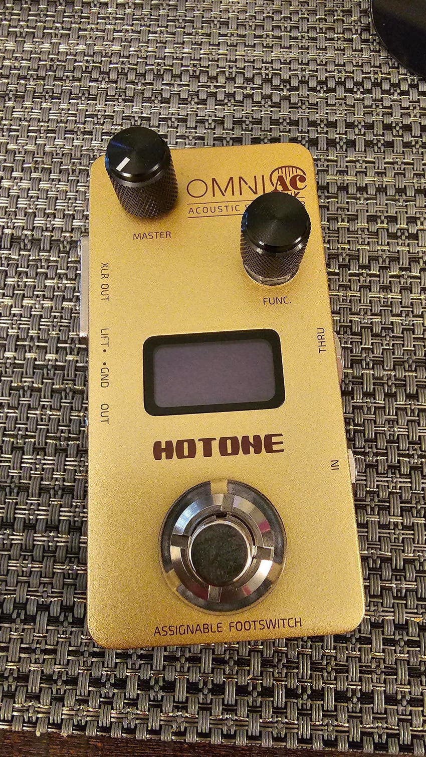 Used Hotone Omni AC Acoustic Guitar Simulator Pedal Sweetwater Gear