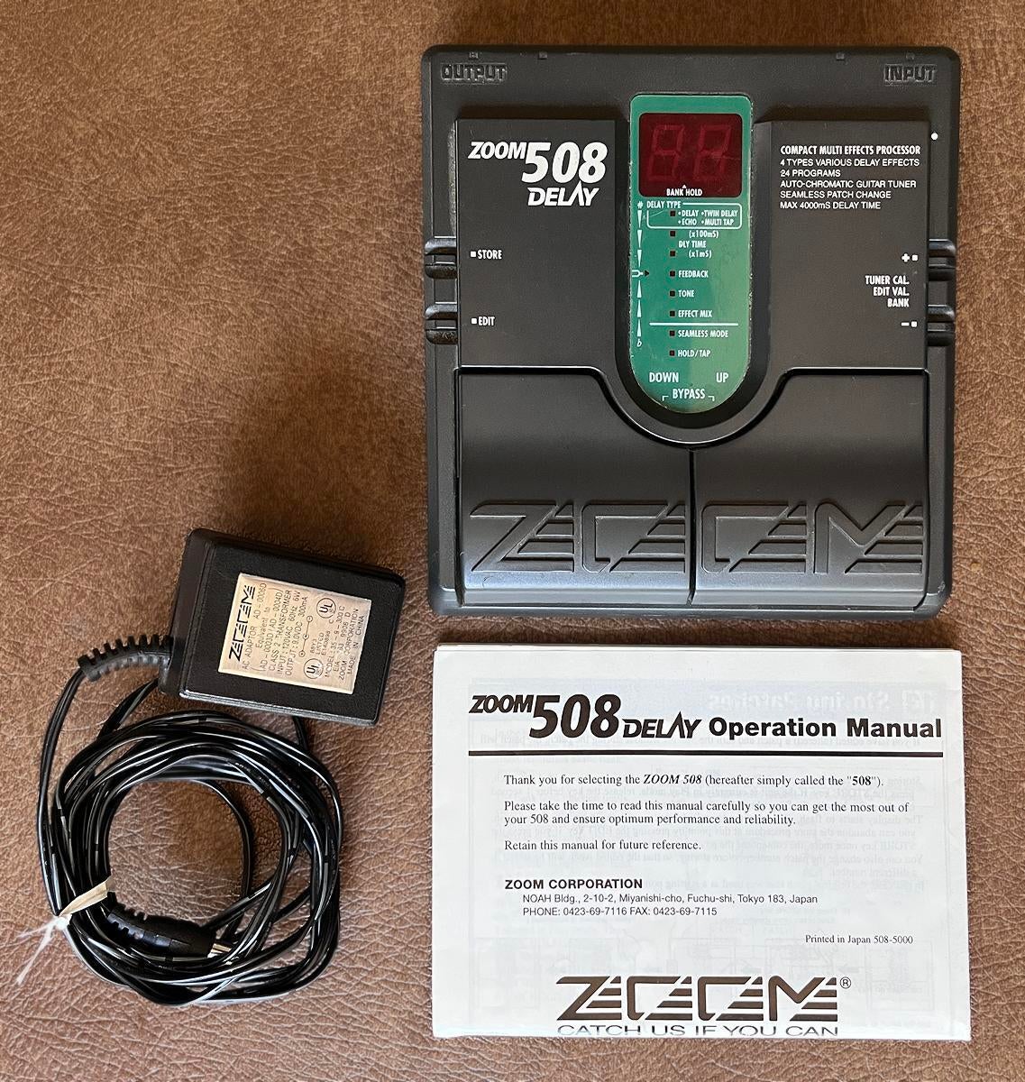 Used Zoom 508 Delay Pedal