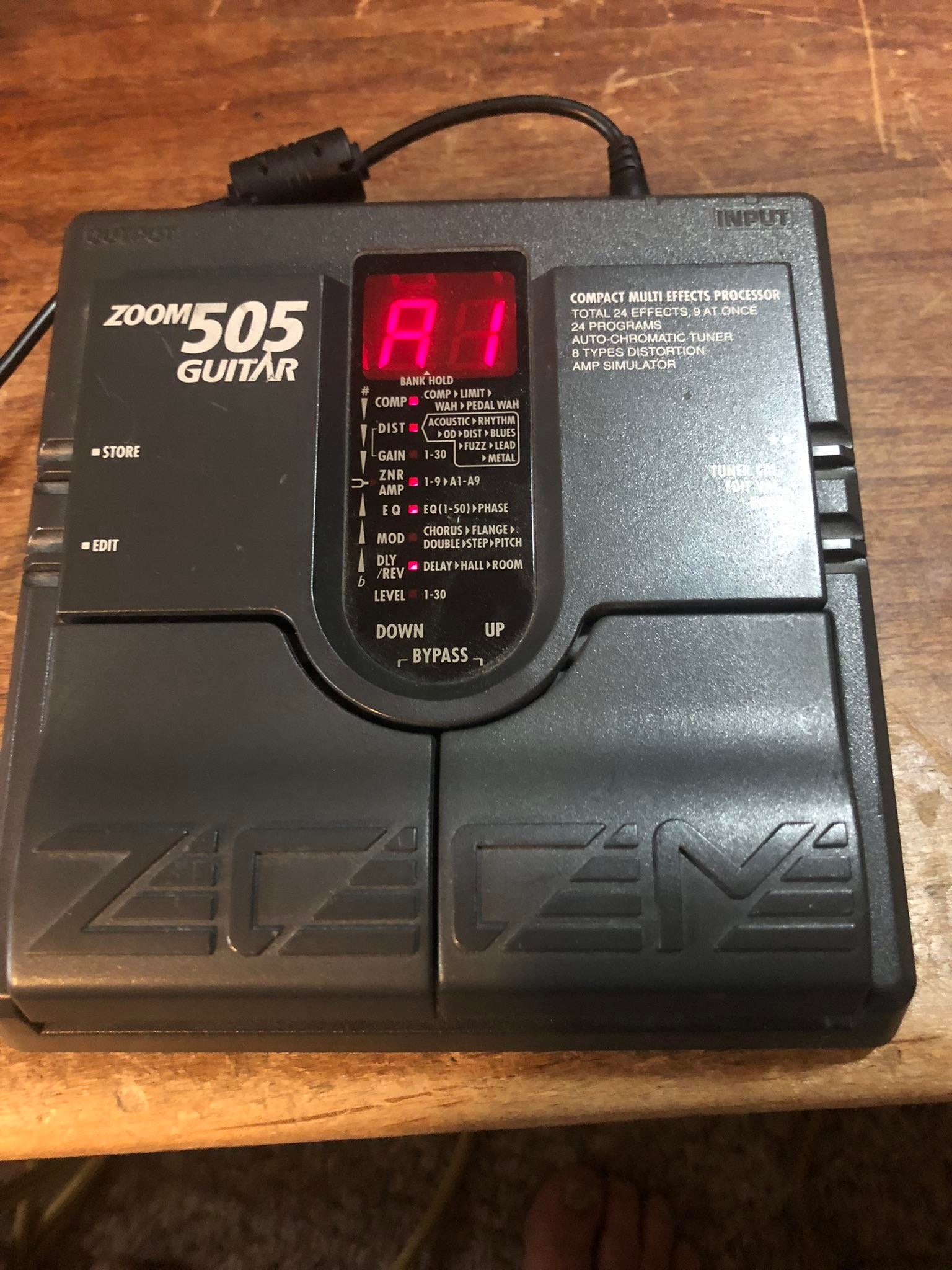 zoom 505 GUITAR スケルトン エフェクター【美品】 ZOOM - ZOOM 505 GUITAR スケルトンモデル エフェクター - メルカリ