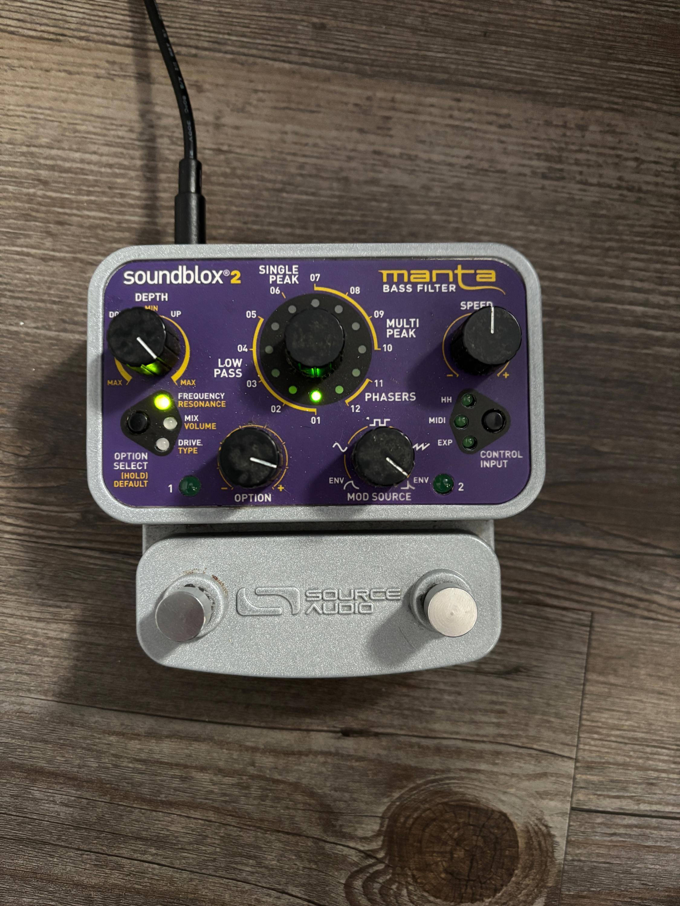 Used Source Audio Manta Bass Filter - Sweetwater's Gear Exchange