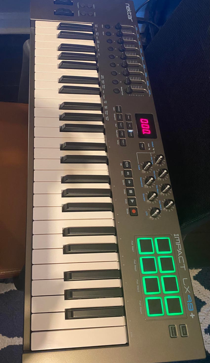 Used Nektar Impact LX49+ key Midi Controller Sweetwater Gear Exchange