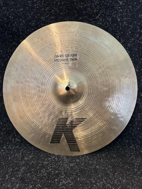 Zildjian Used Zildjian K (1980s) Dark Medium Thin Crash 16”