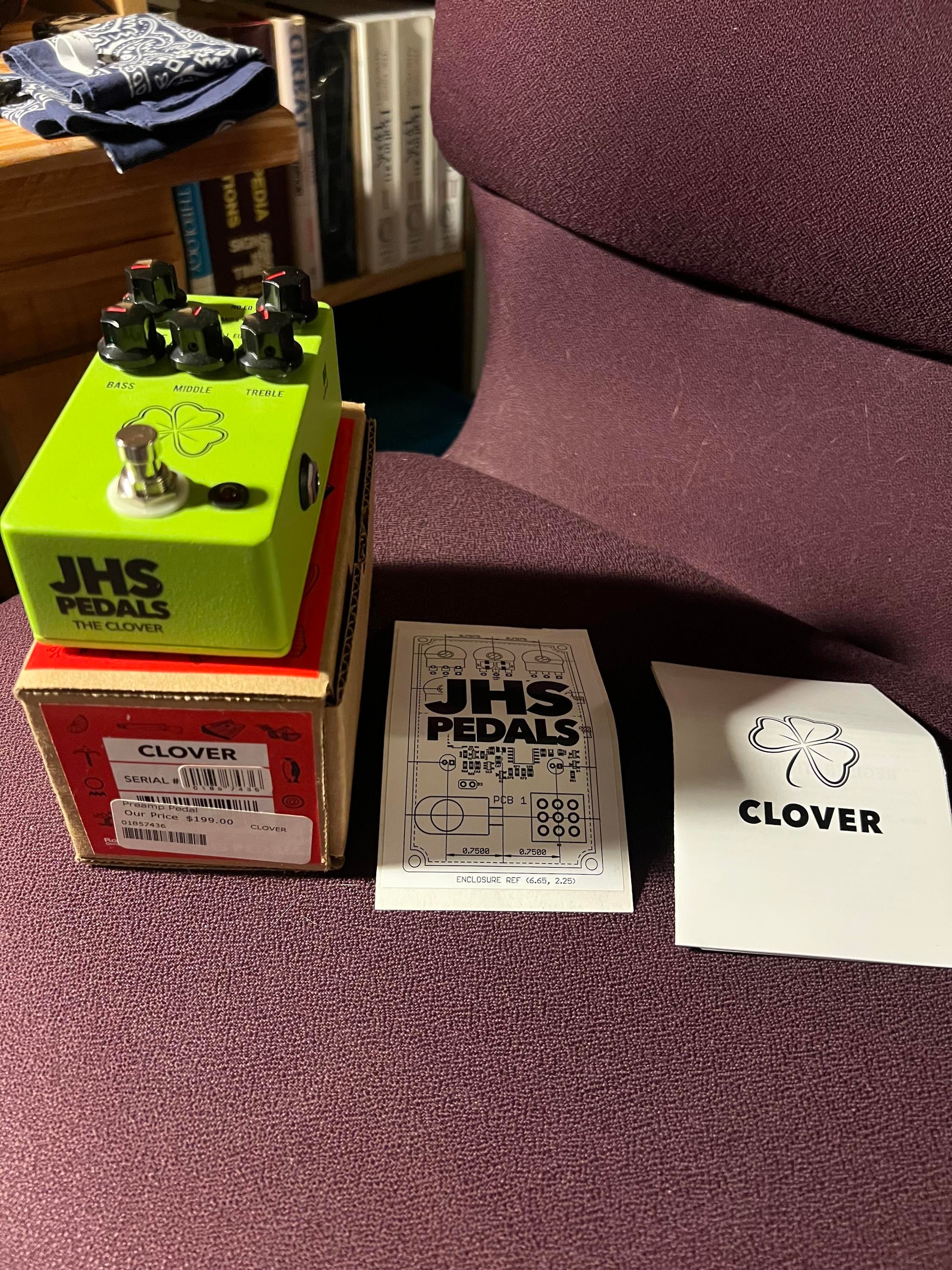 Amazon.com: JHS Pedals JHS Clover Preamp/Boost Guitar