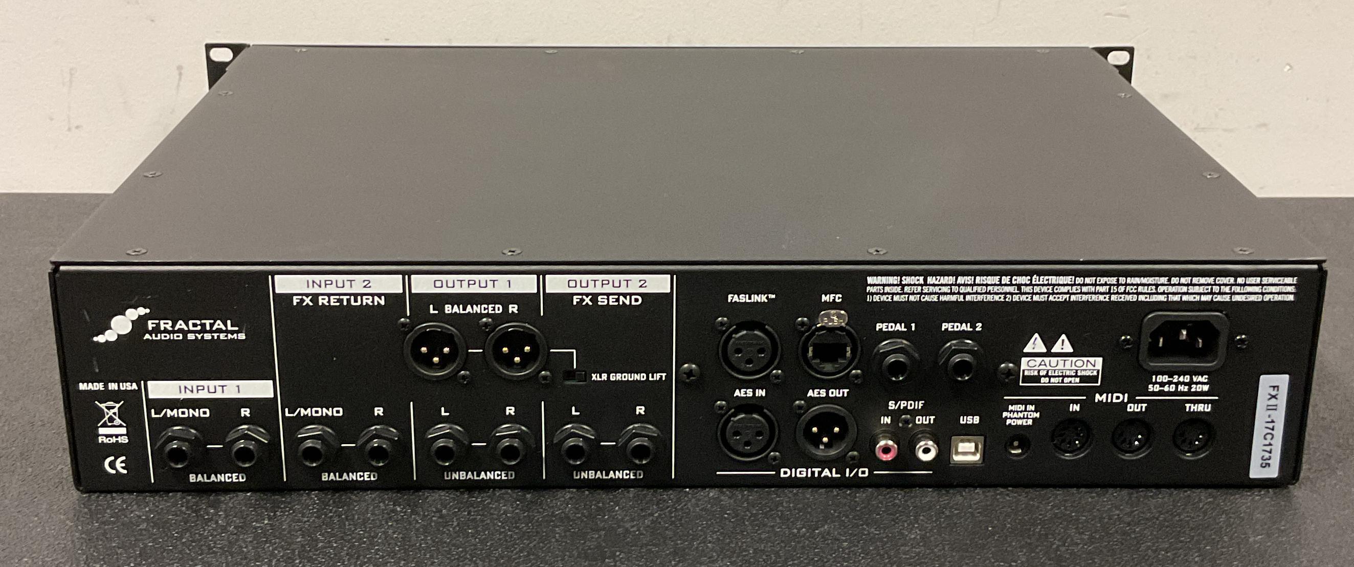Used Fractal Audio Axe-Fx II XL+ - Sweetwater's Gear Exchange
