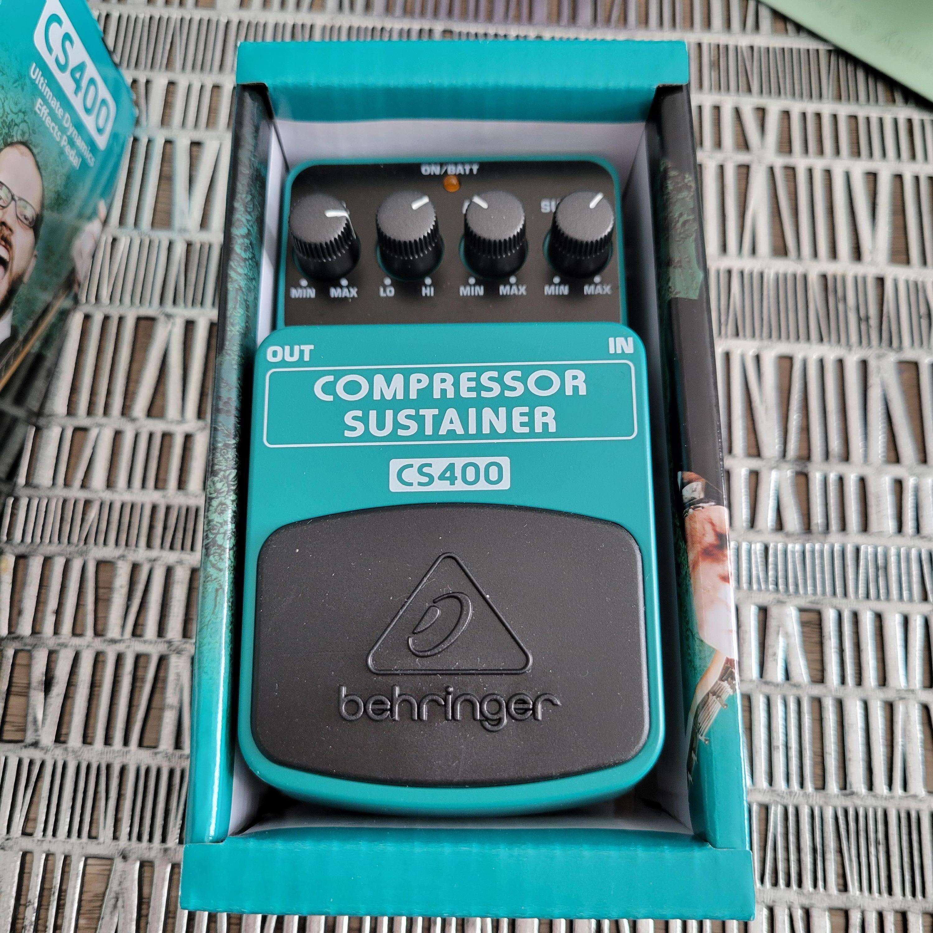 Used Behringer CS400 Compressor/Sustainer Pedal