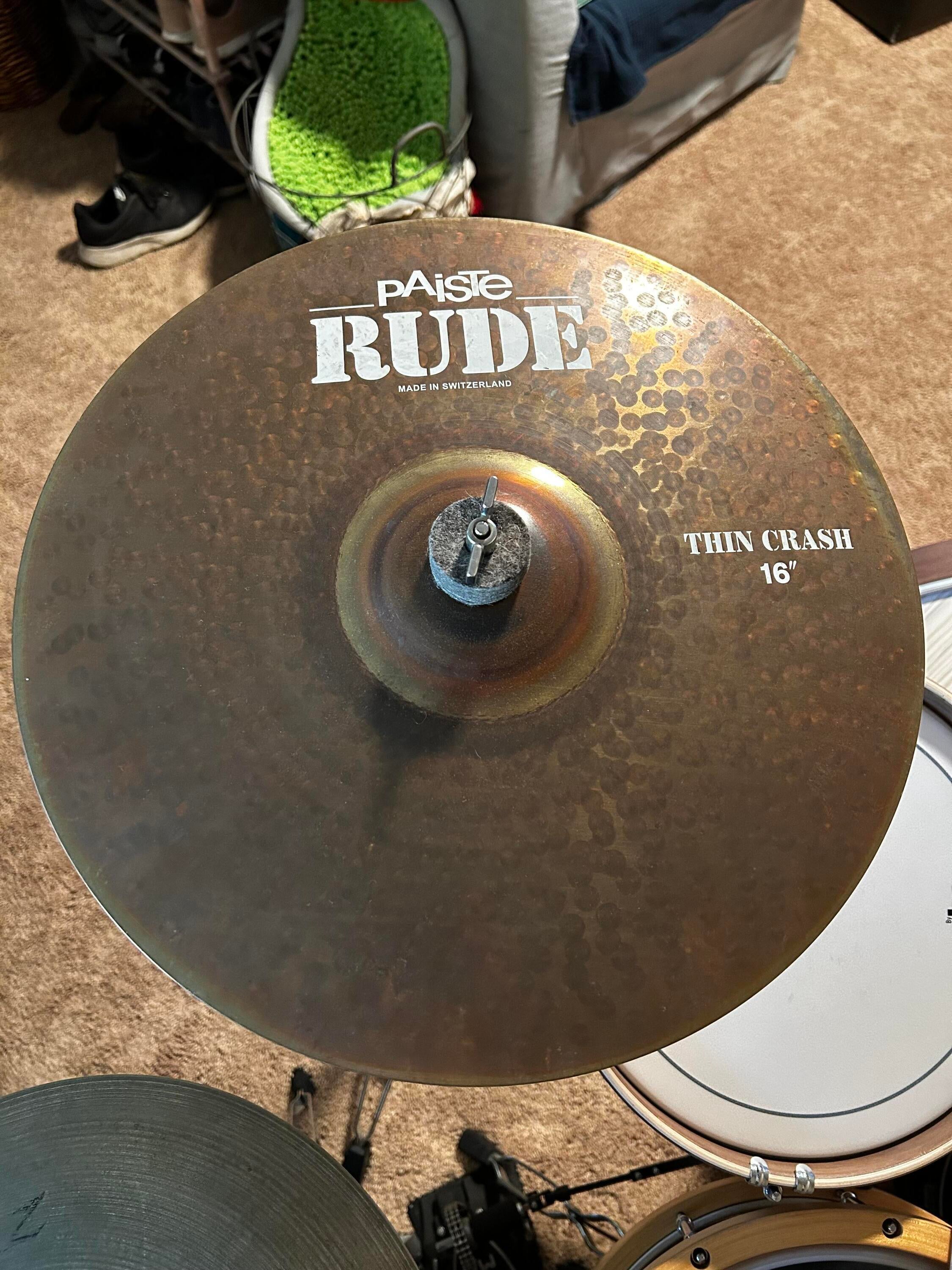 Used Paiste Rude Thin Crash 16”