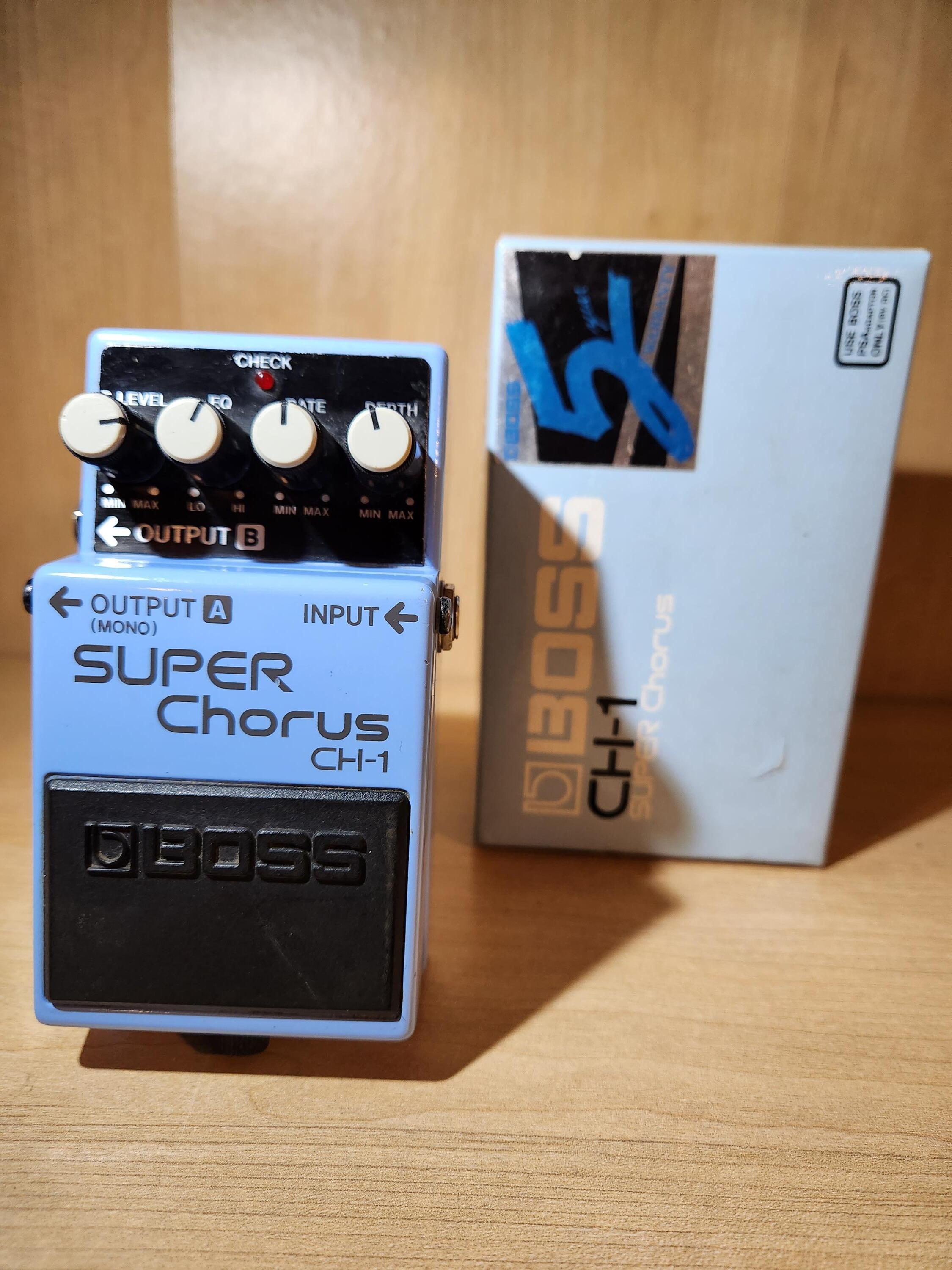 Used Boss CH-1 Stereo Super Chorus Pedal - Sweetwater's Gear Exchange