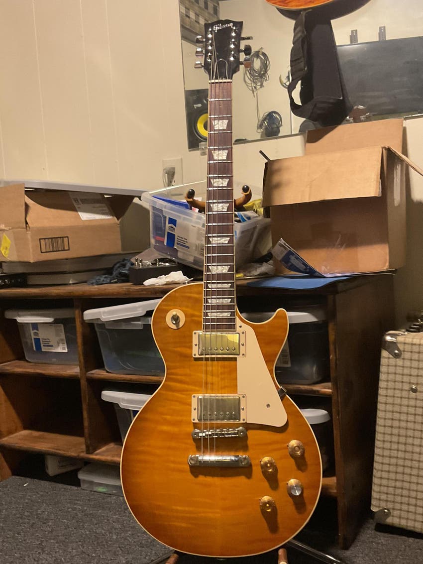 Kirk Hammett "Greeny" Les Paul Standard Electric Guitar - Greeny Burst