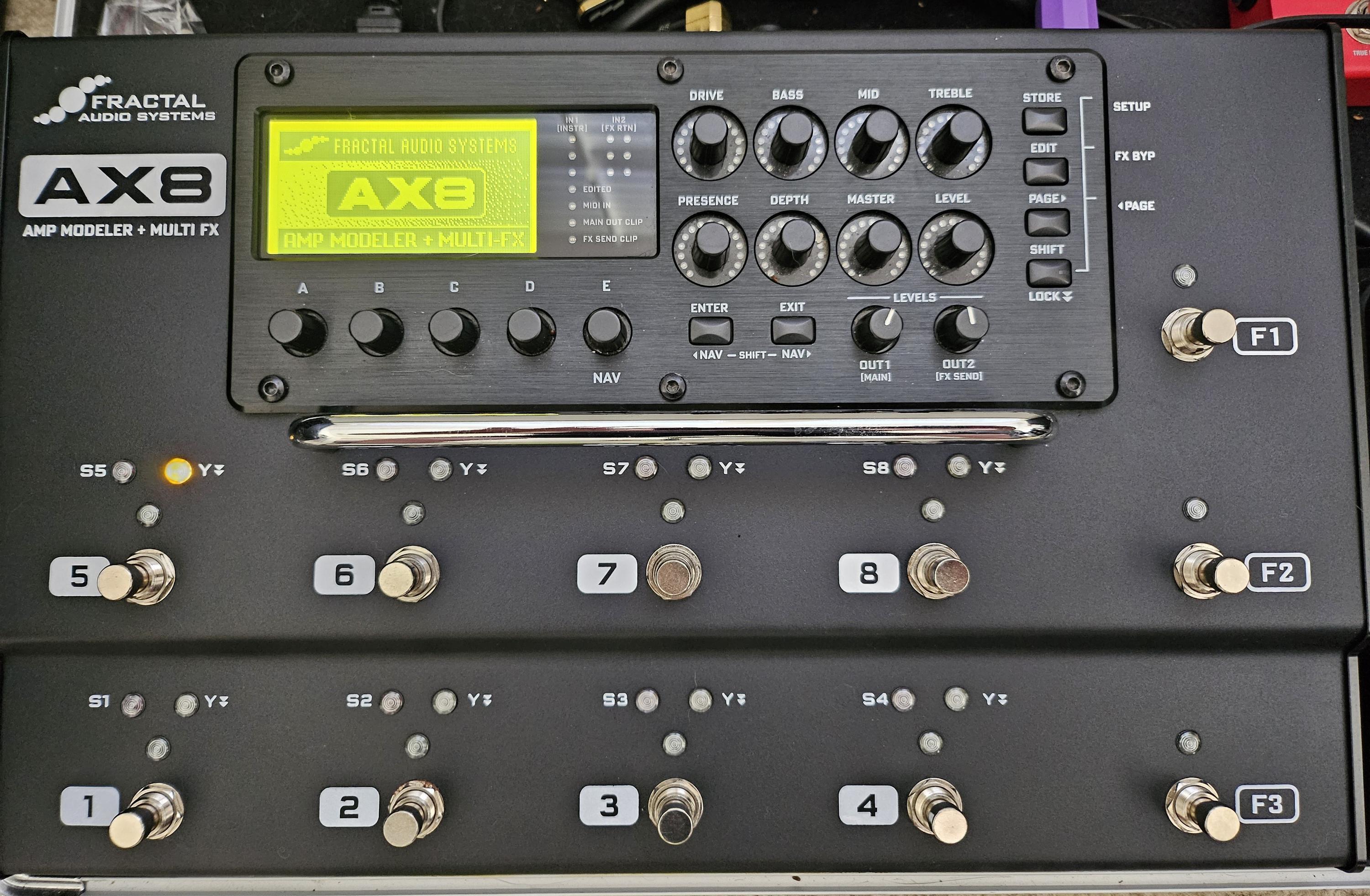 Used Fractal Audio Systems AX8 Amp Modeler/Multi-FX Processor