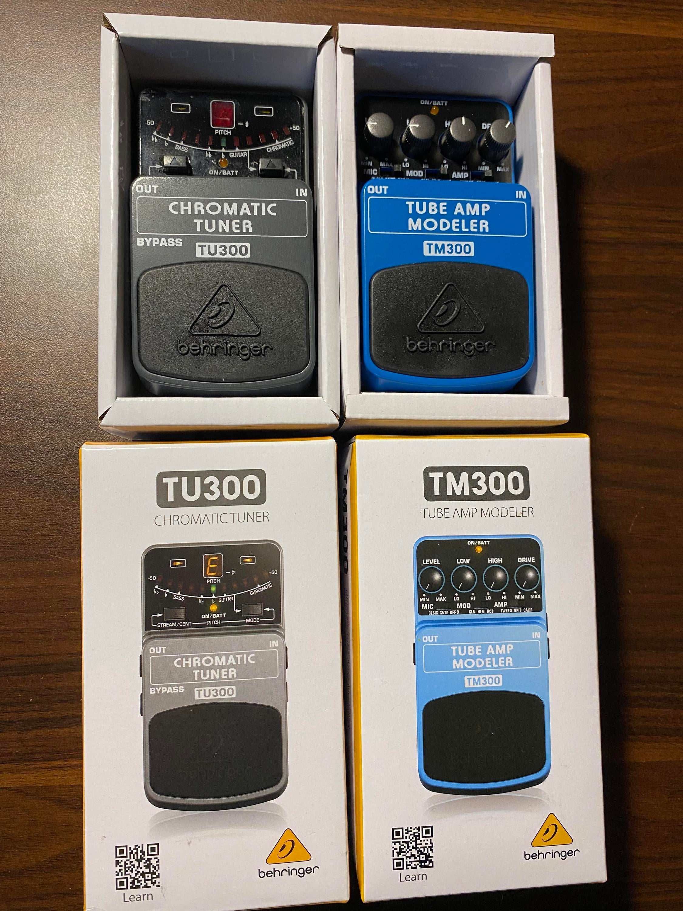 Used Behringer Value Pack: TM 300 Tube Amp Modeler & TU 300