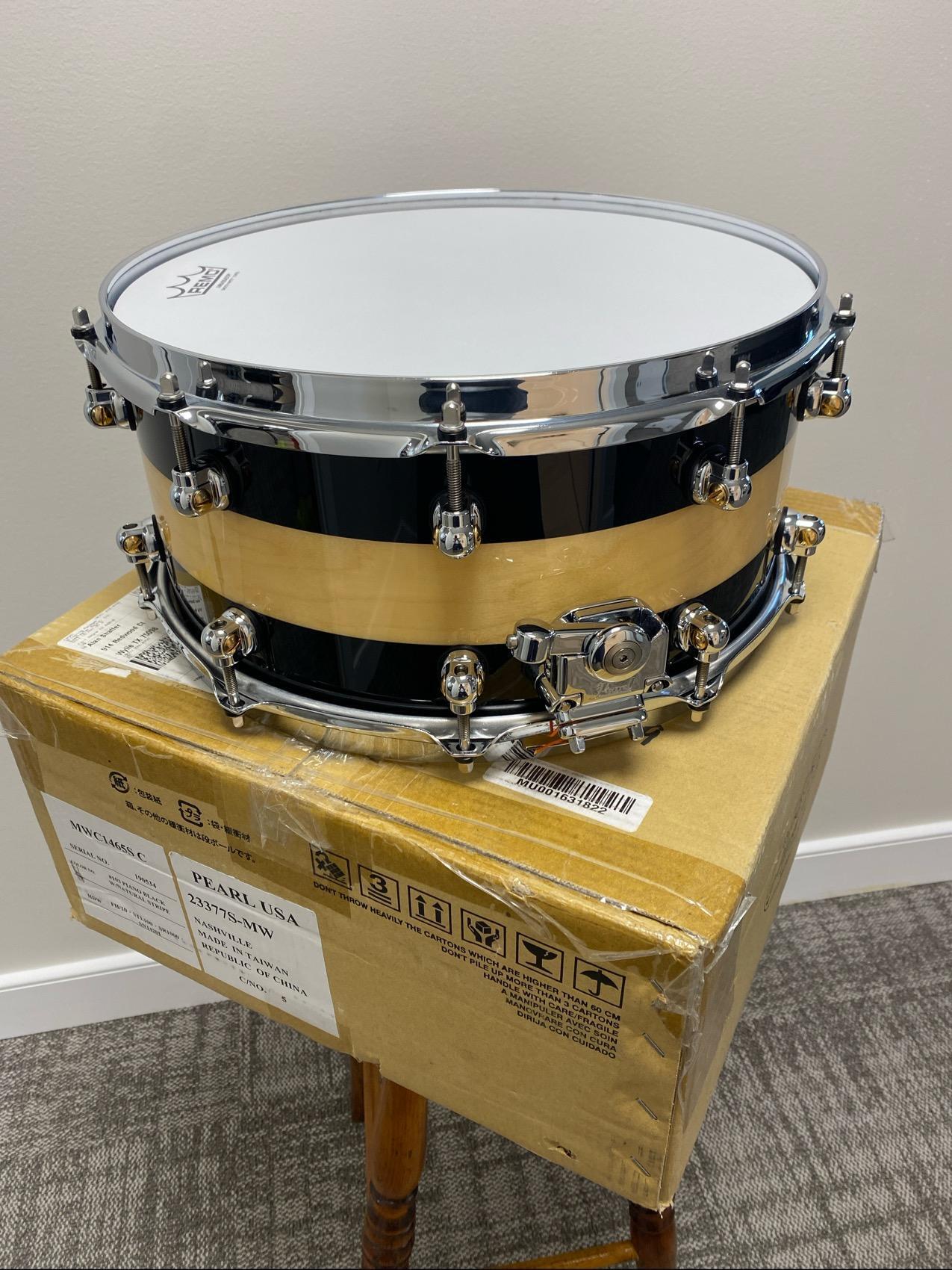 Birch Snare Drum 6.5x14 Natural LQ Used Pearl Masterworks Birch Snare - Sweetwater\u0027s Gear Exchange
