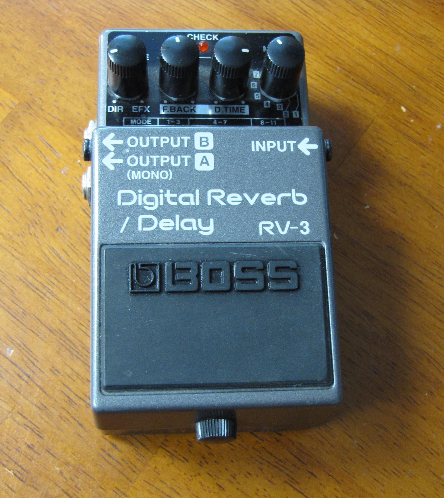 Used Boss RV-3 Digital Reverb/Delay - Sweetwater's Gear Exchange