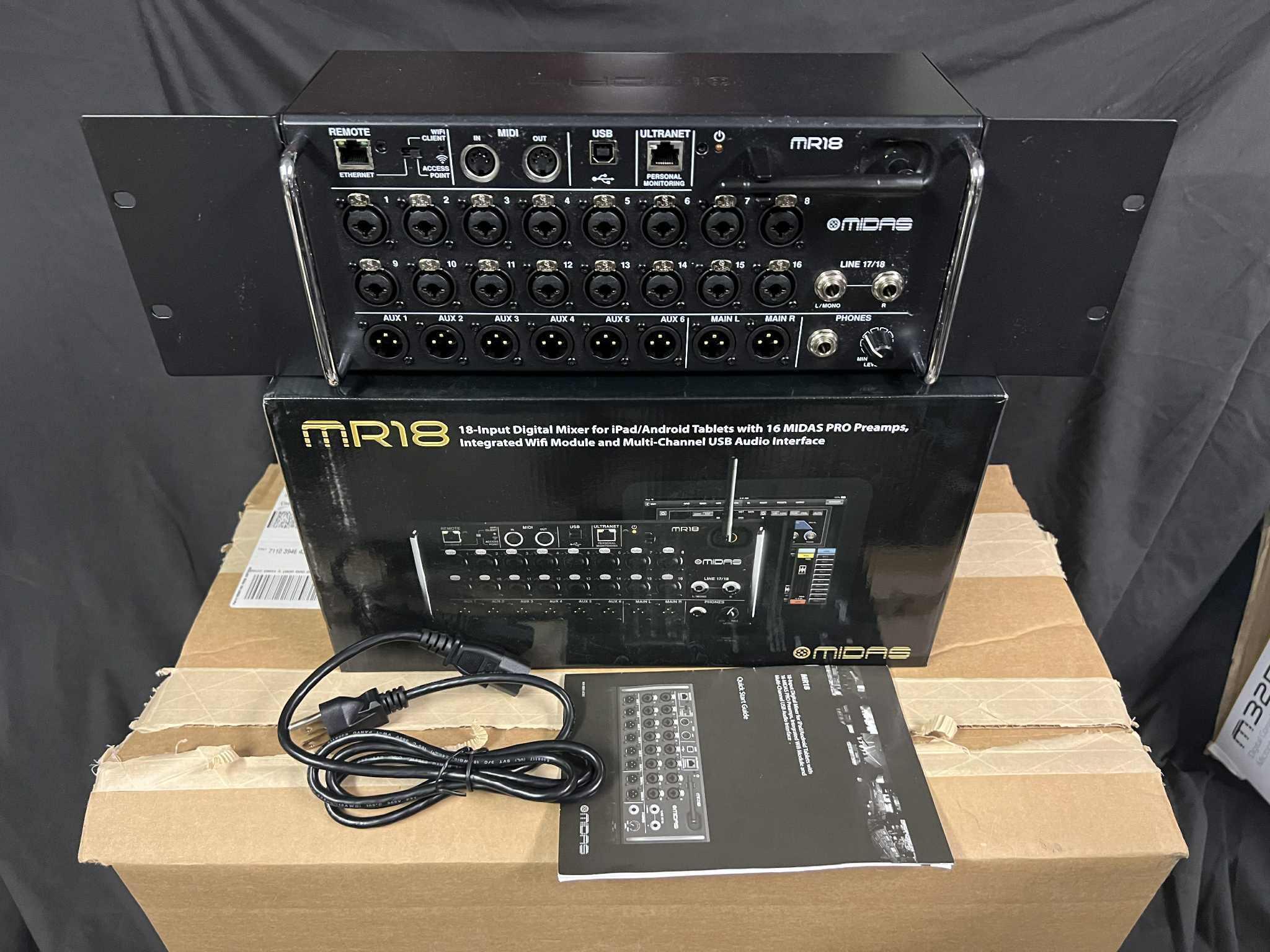 Used Midas MR18 18-channel - Sweetwater's Gear Exchange